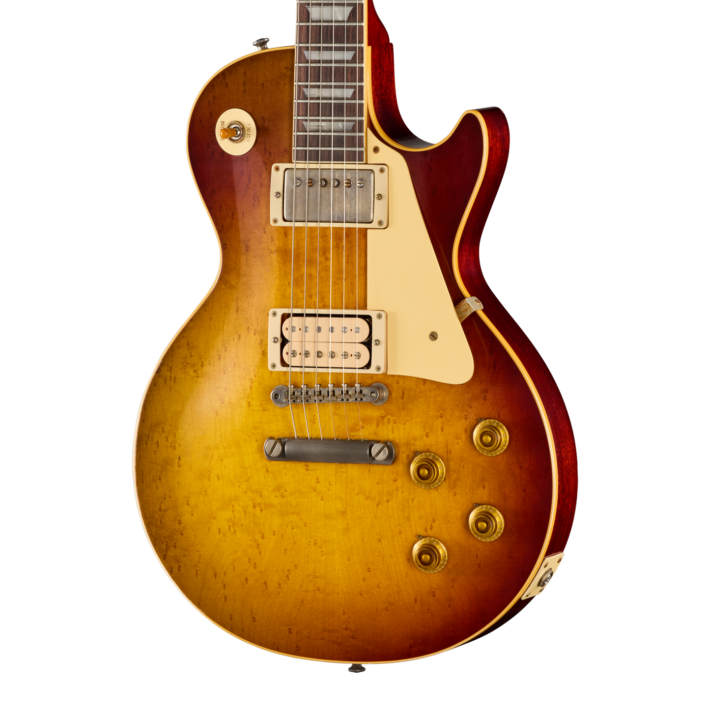 Gibson Custom LE 1959 Les Paul Standard Reissue with Birdseye Maple Top, Light Aged, Peach Tea Burst