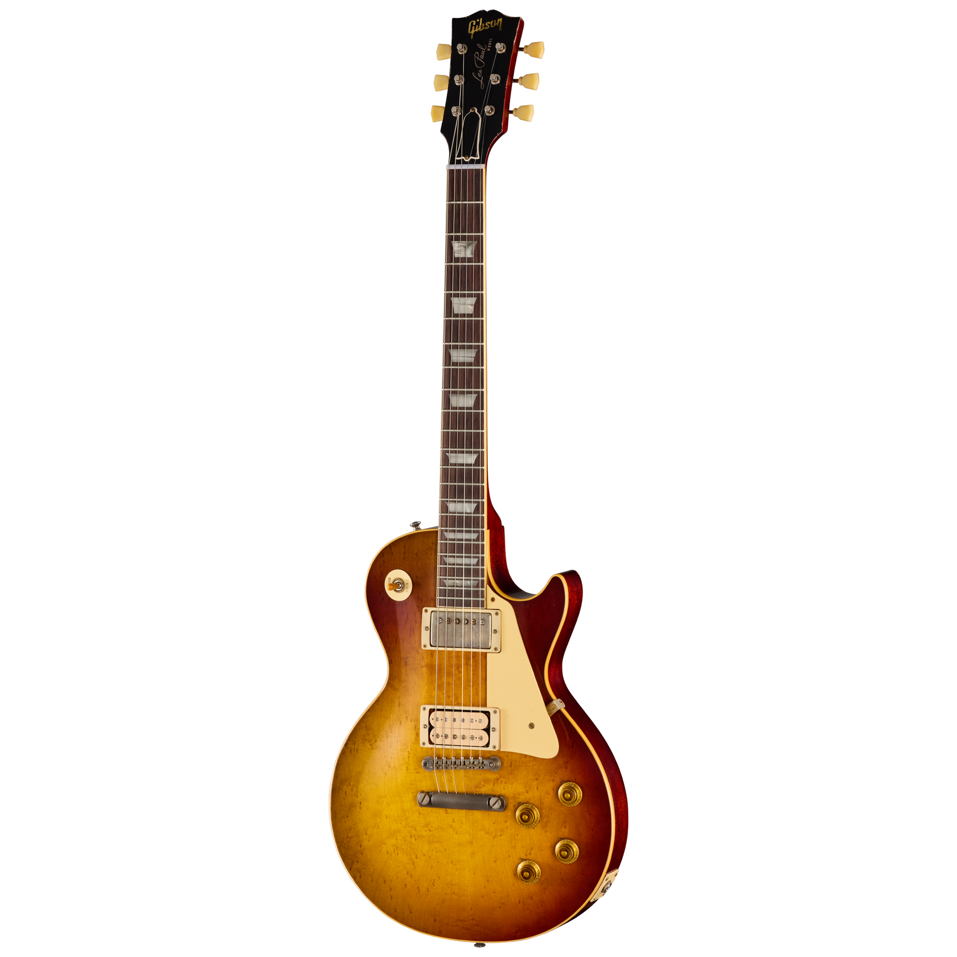 Gibson Custom LE 1959 Les Paul Standard Reissue with Birdseye Maple Top, Light Aged, Peach Tea Burst