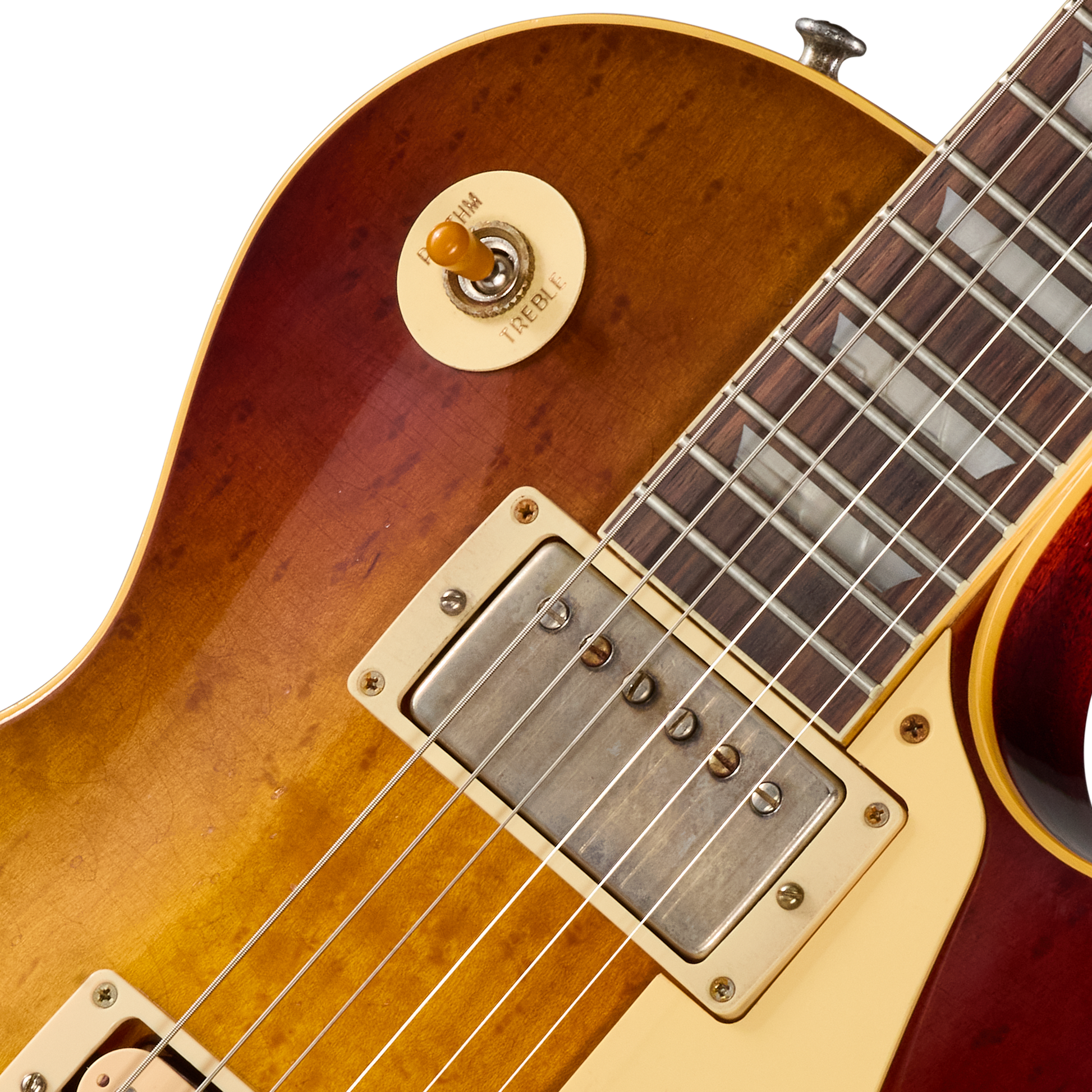 Gibson Custom LE 1959 Les Paul Standard Reissue with Birdseye Maple Top, Light Aged, Peach Tea Burst