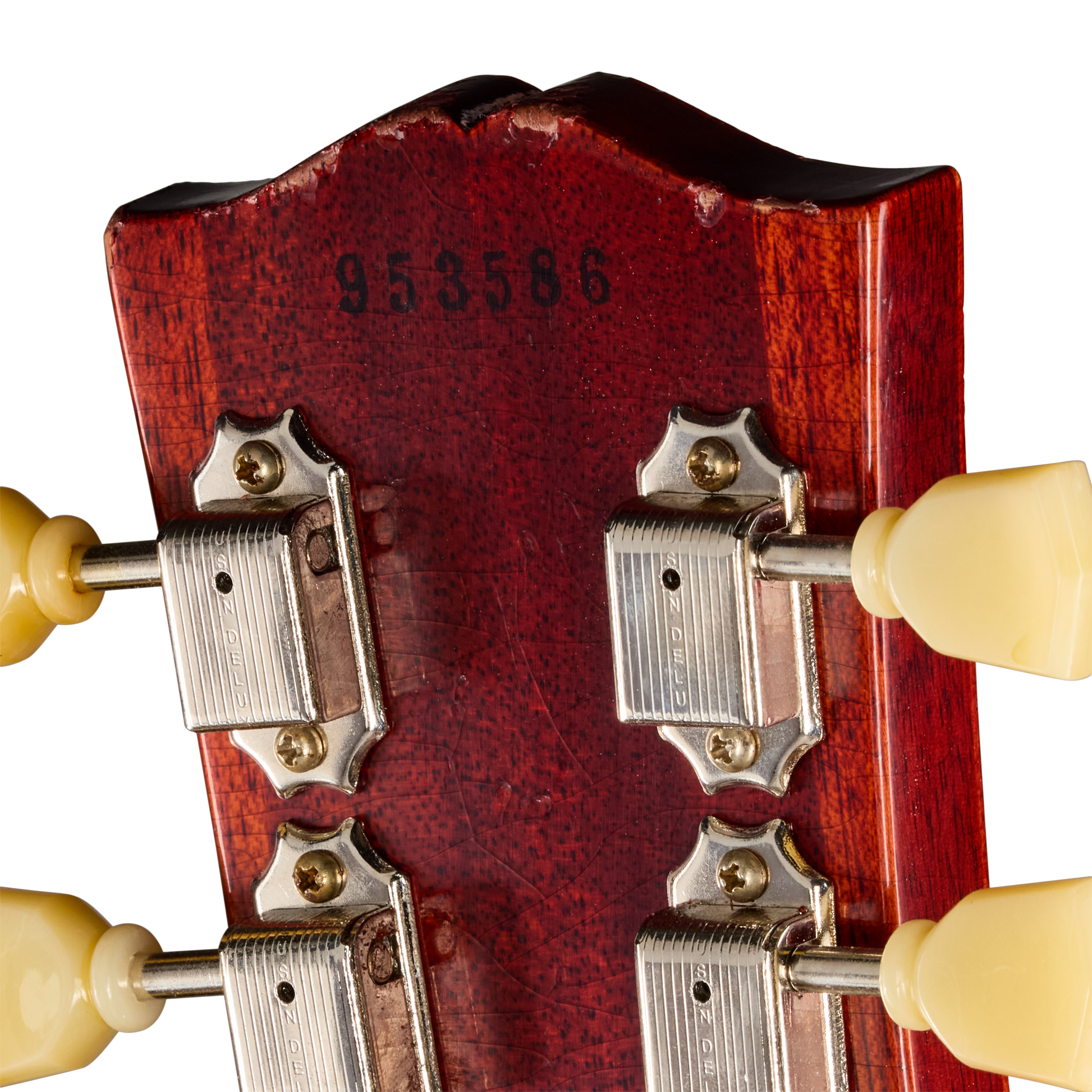 Gibson Custom LE 1959 Les Paul Standard Reissue with Birdseye Maple Top, Light Aged, Peach Tea Burst