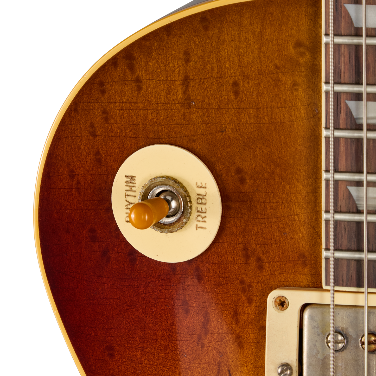 Gibson Custom LE 1959 Les Paul Standard Reissue with Birdseye Maple Top, Light Aged, Peach Tea Burst