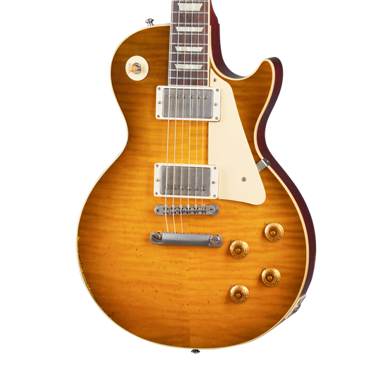 Gibson Custom 1959 Les Paul Standard Reissue, Heavy Aged, Golden Poppy Burst
