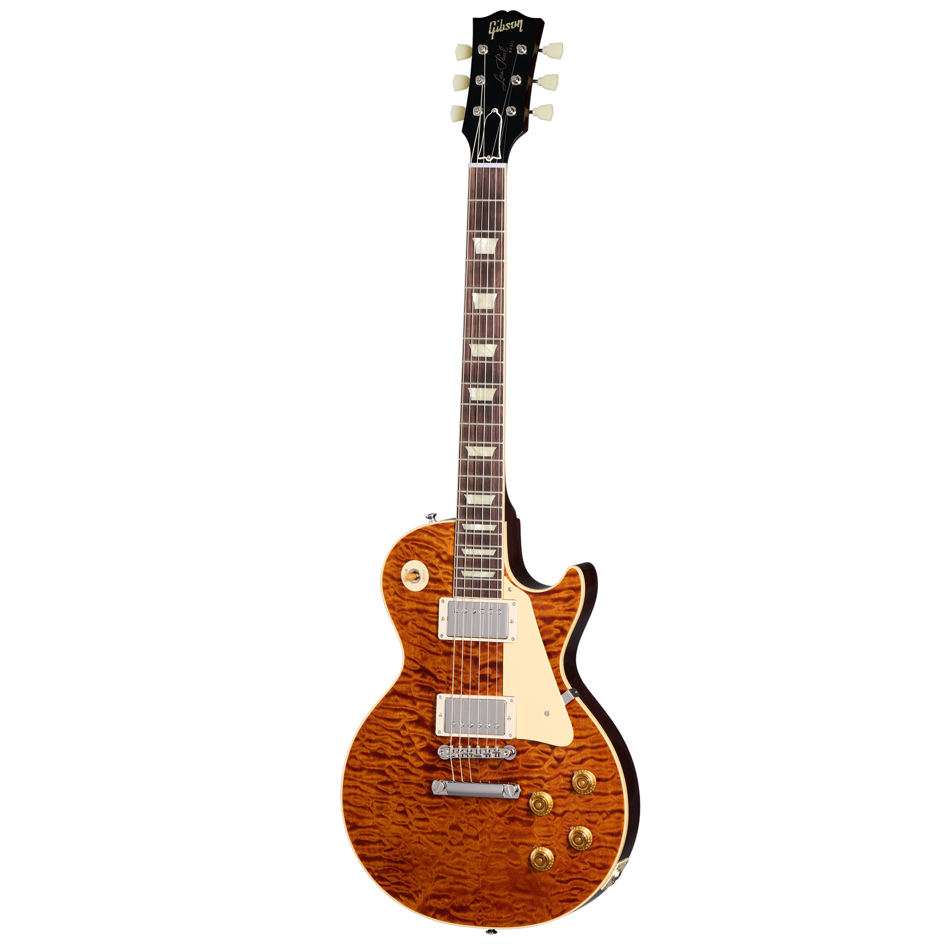 Gibson Custom 1959 Les Paul Standard 2-Piece 5A Quilt Maple Top, Double Whiskey Fade
