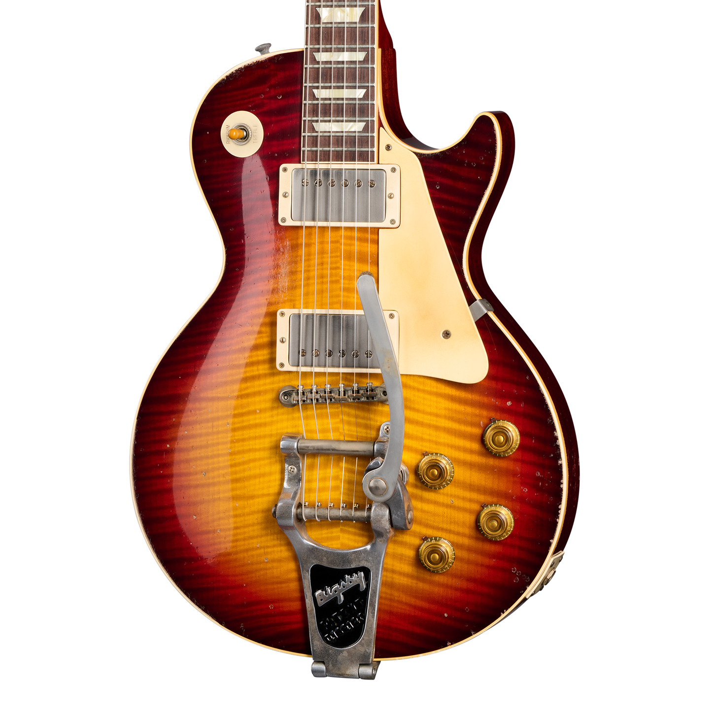Gibson Custom 1959 Les Paul Standard Reissue Limited Edition Murphy Lab Aged With Brazilian Rosewood, Tom's Tri-Burst