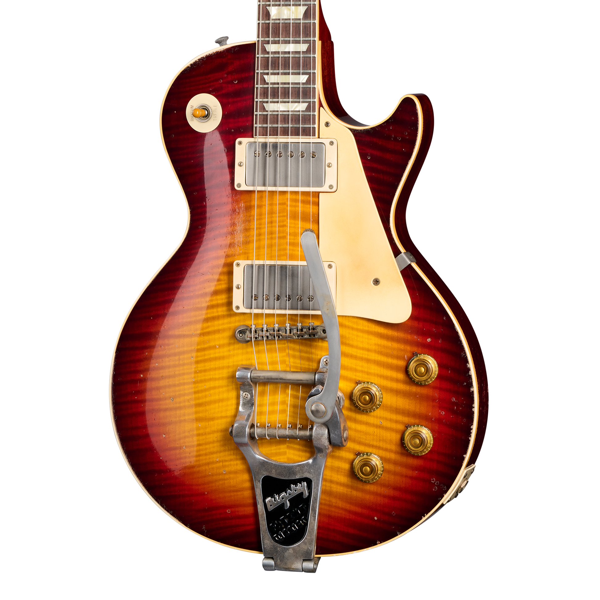 Gibson Custom 1959 Les Paul Standard Reissue Limited Edition Murphy Lab Aged With Brazilian Rosewood, Tom's Tri-Burst