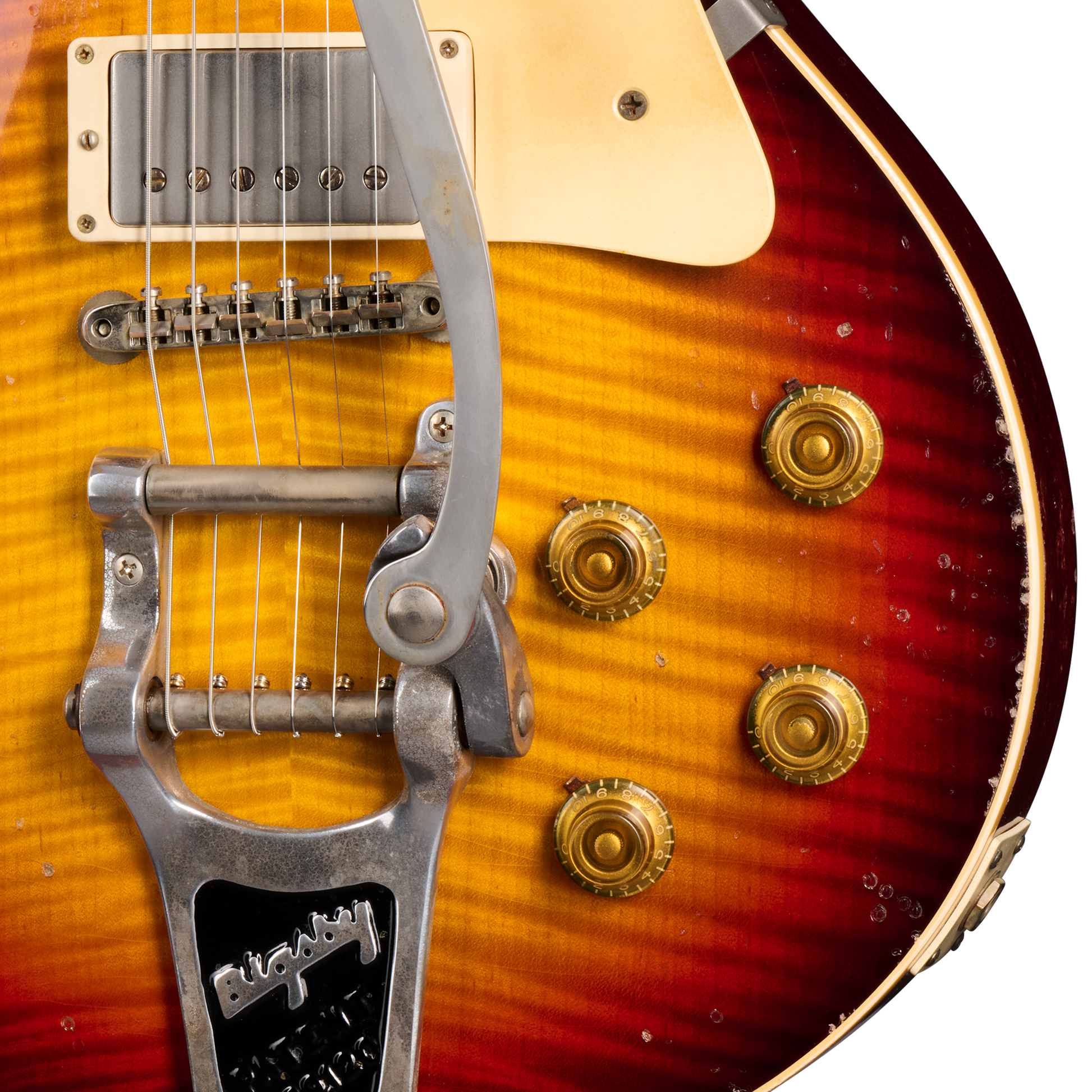 Gibson Custom 1959 Les Paul Standard Reissue Limited Edition Murphy Lab Aged With Brazilian Rosewood, Tom's Tri-Burst