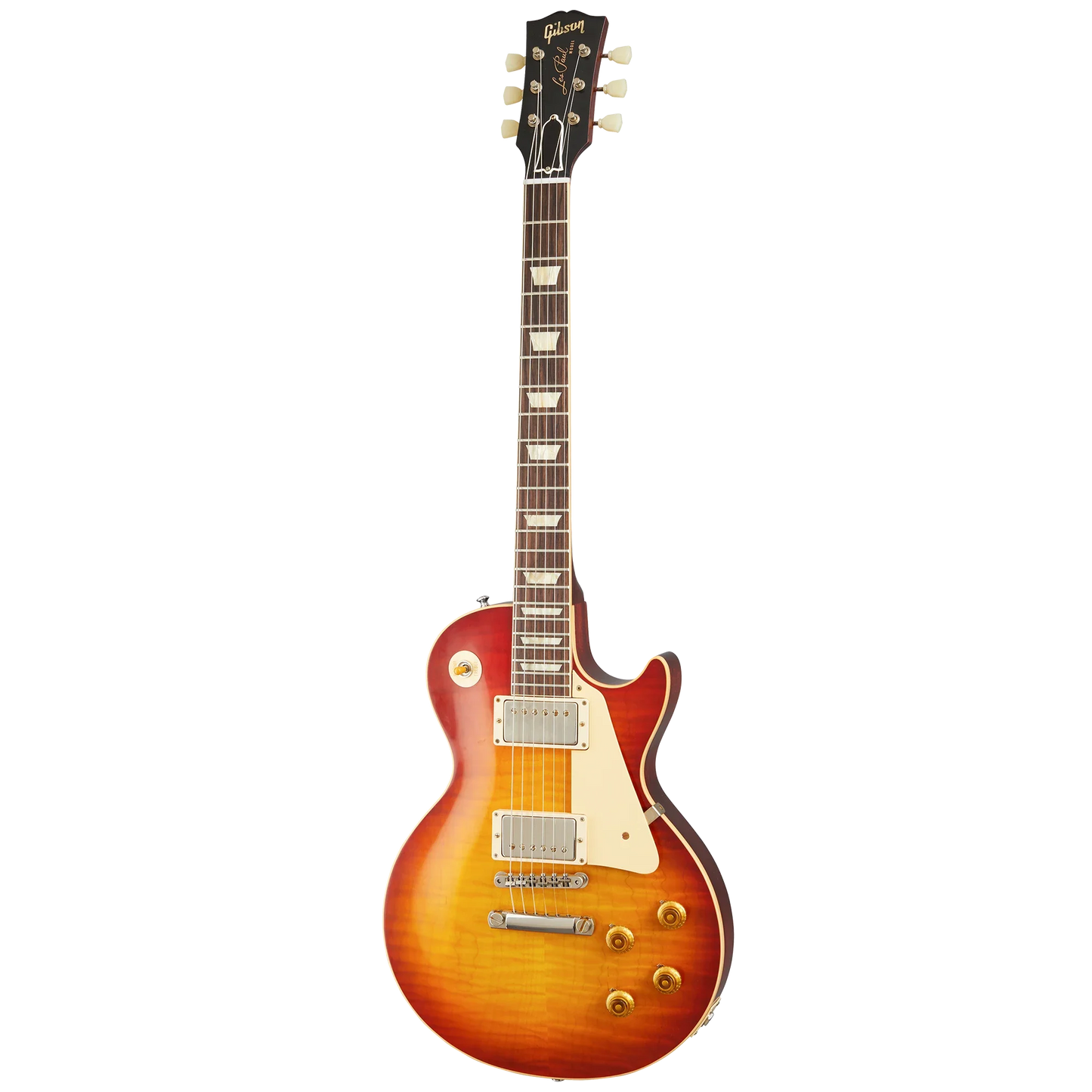 Gibson Custom 1959 Les Paul Standard Reissue, VOS, Washed Cherry Sunburst