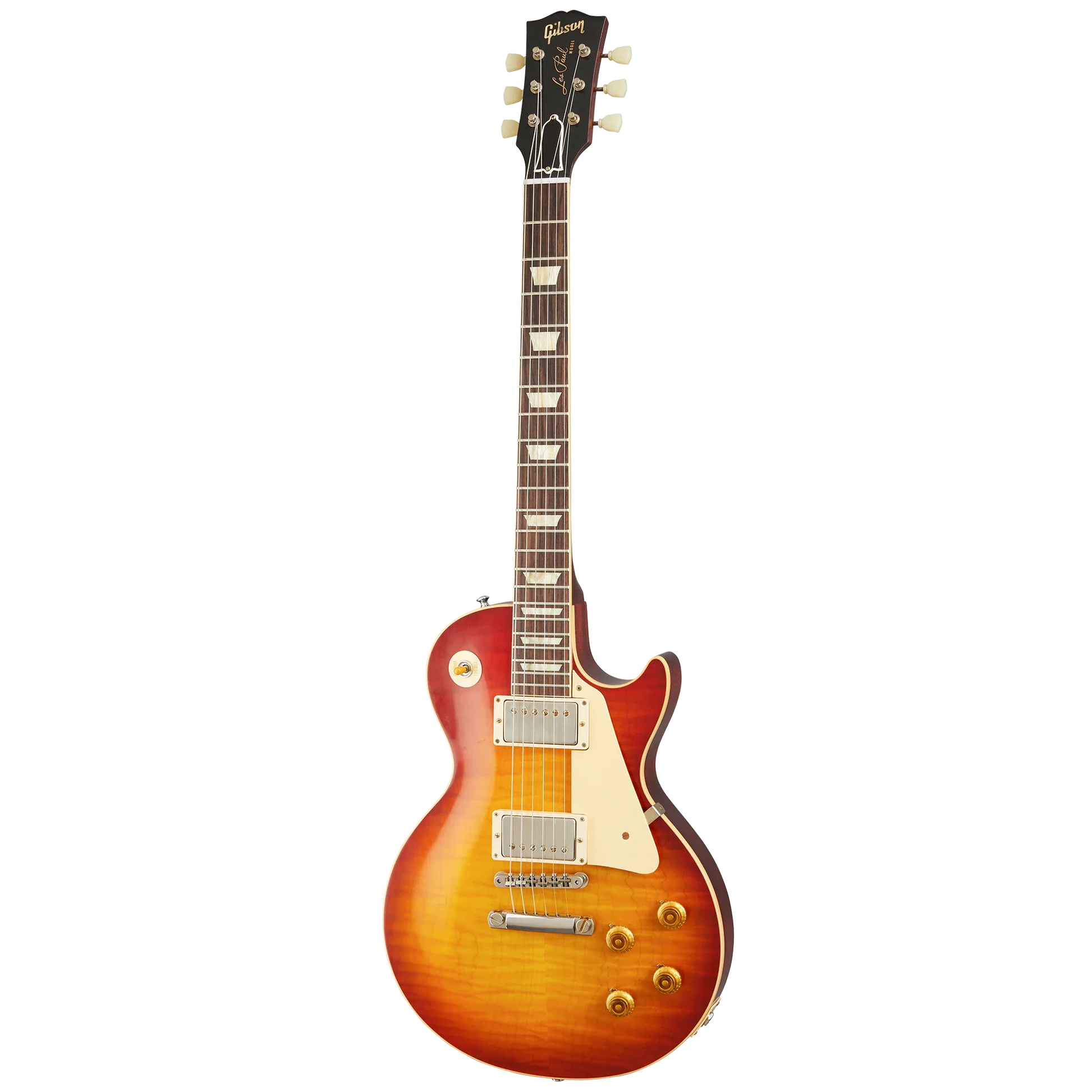 Gibson Custom 1959 Les Paul Standard Reissue, VOS, Washed Cherry Sunburst