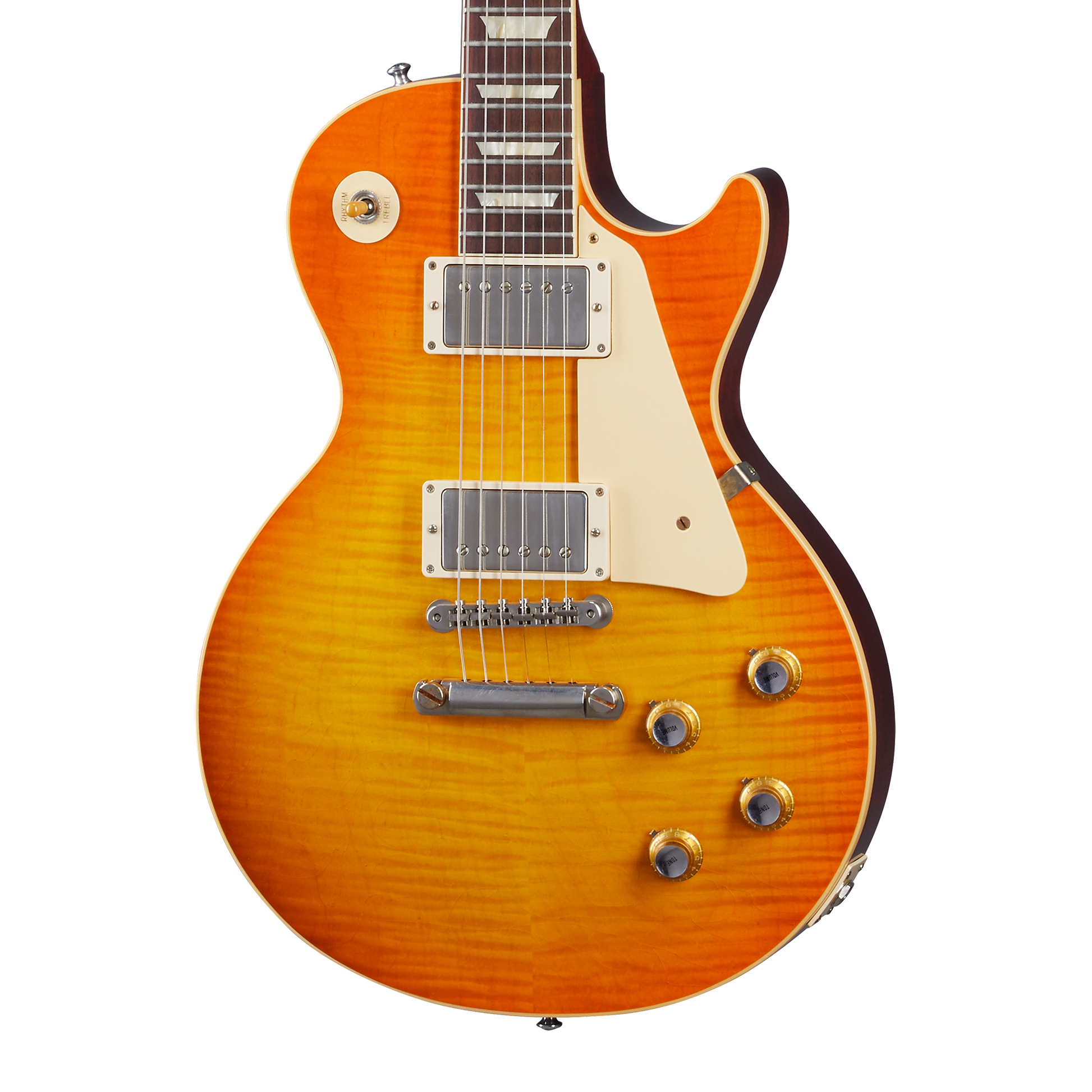 Gibson Custom 1960 Les Paul Standard Reissue, Ultra Light Aged, Orange Lemon Fade Burst