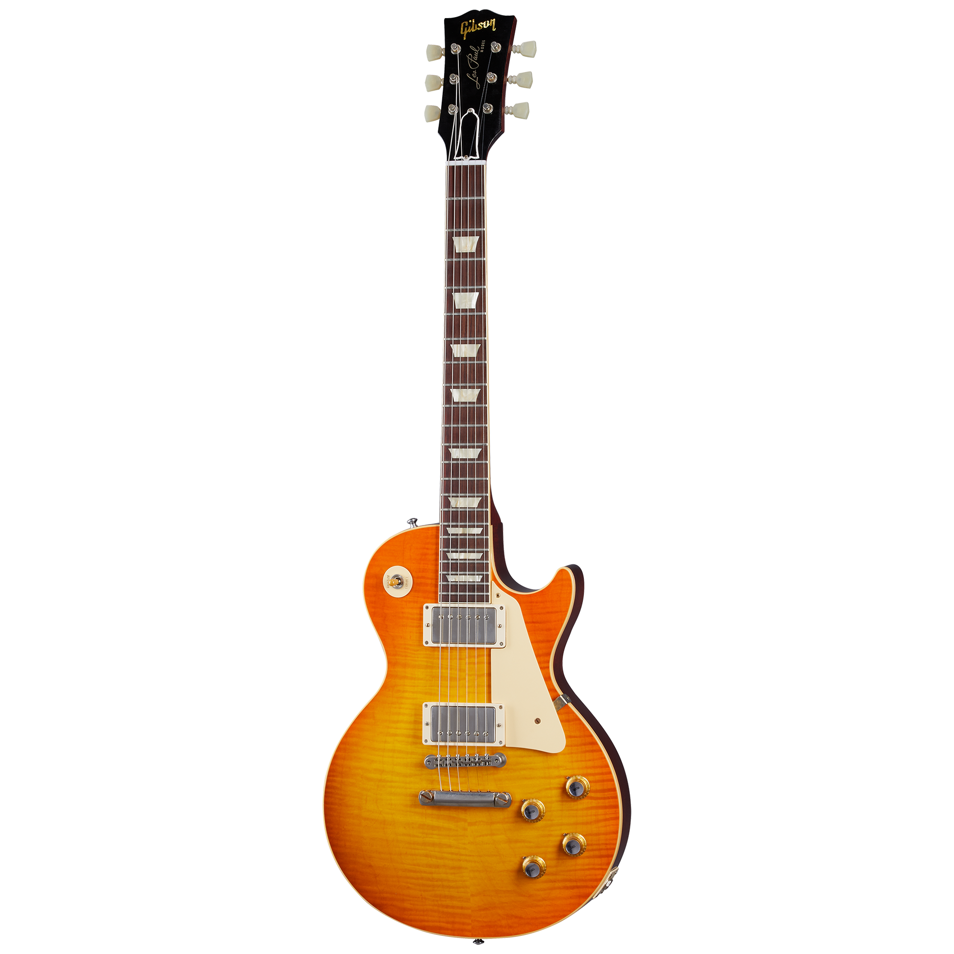 Gibson Custom 1960 Les Paul Standard Reissue, Ultra Light Aged, Orange Lemon Fade Burst