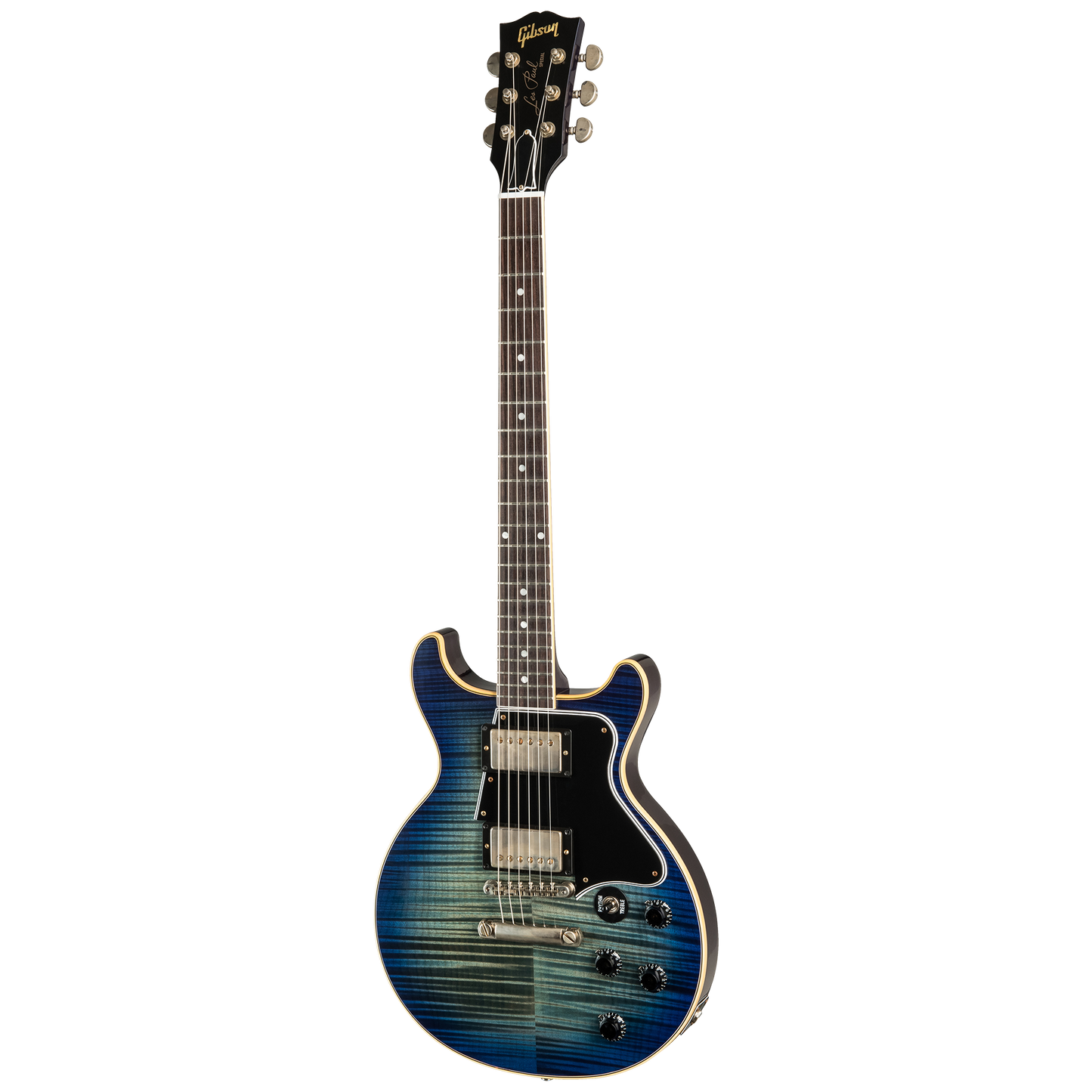 Gibson Custom Les Paul Special Double Cut Figured Top, Blue Burst