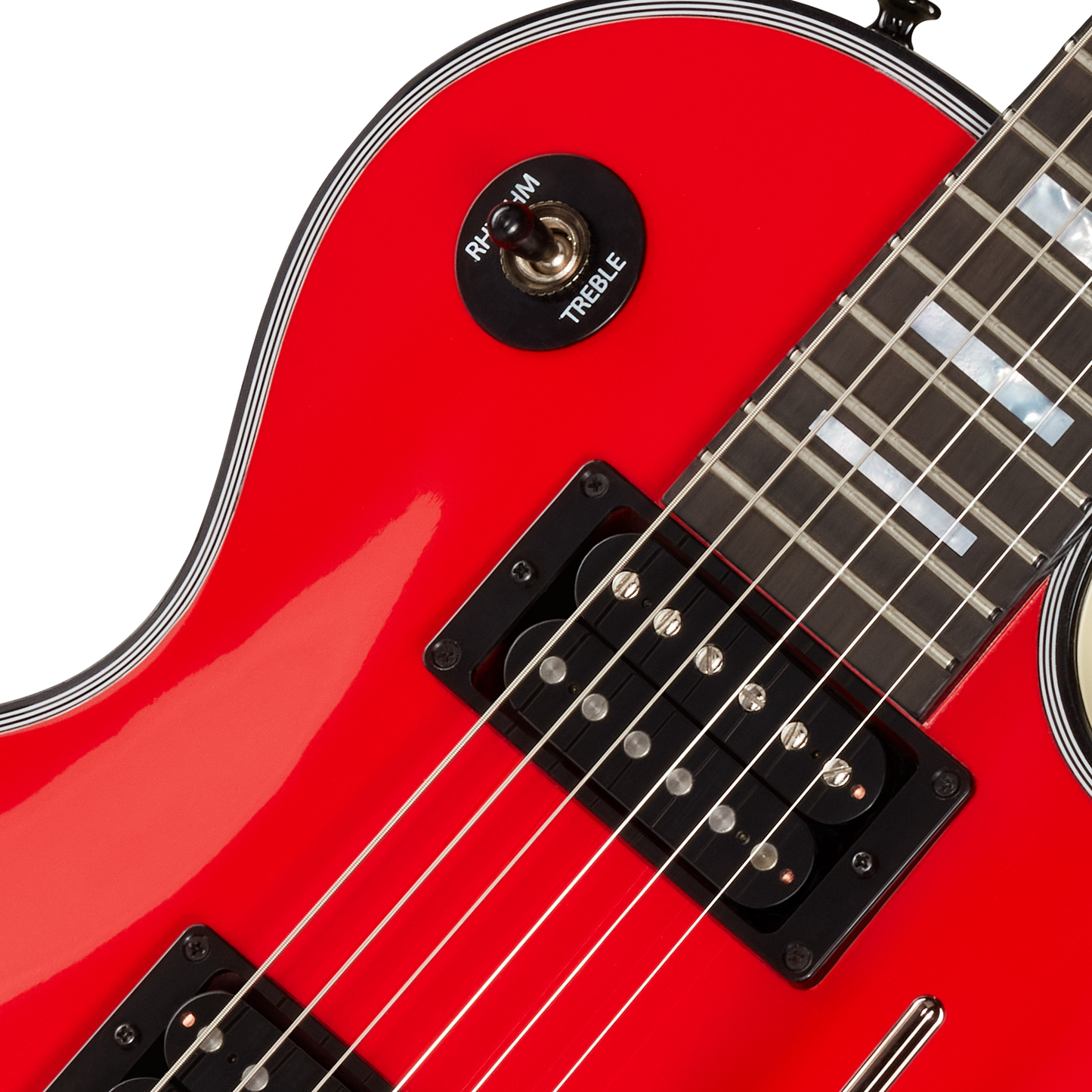 Gibson Custom Les Paul Axcess Custom, Racing Red and Classic White