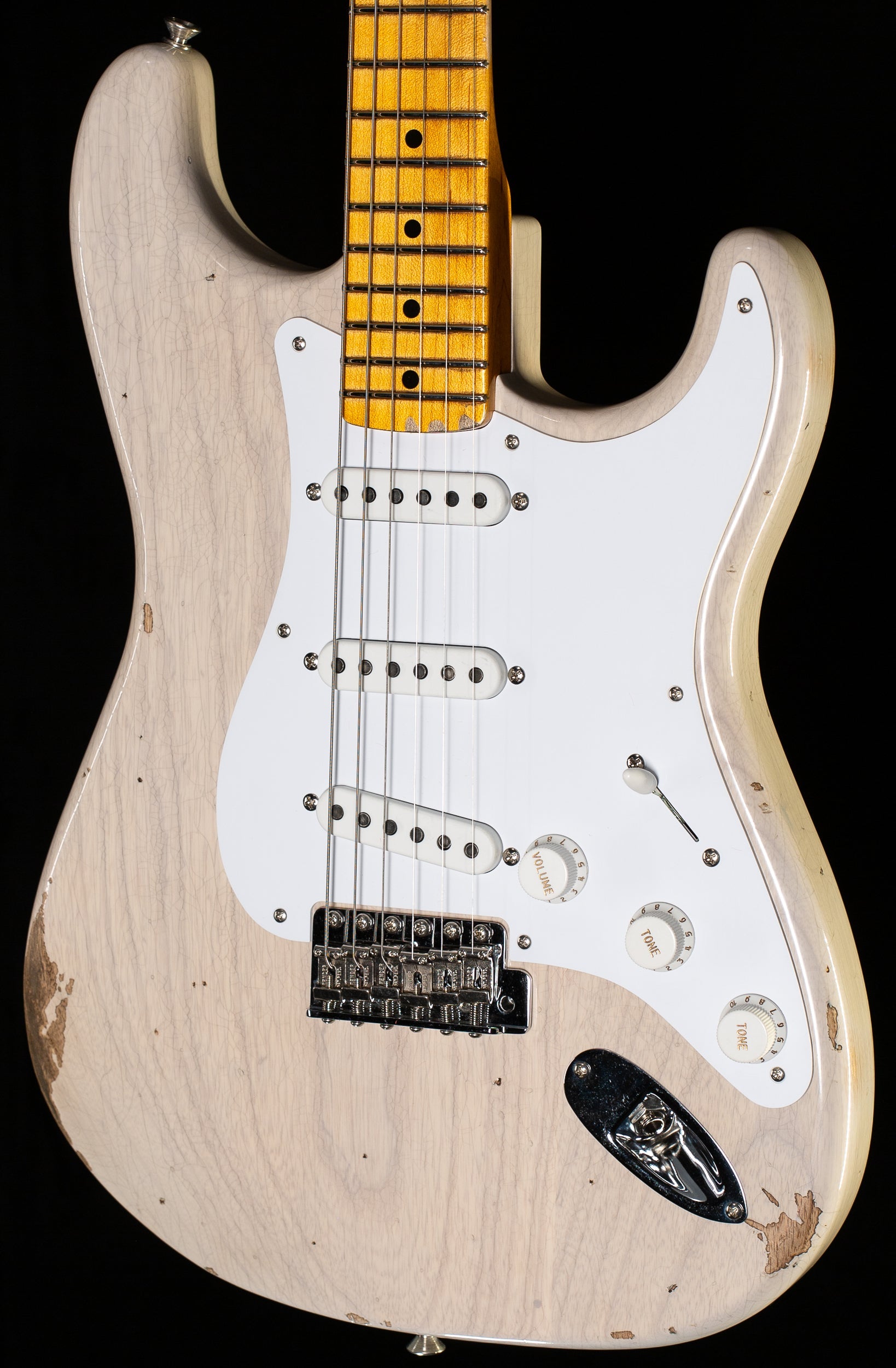 Fender Custom Shop Limited Edition 70th Anniversary Fat '54 Closet Classic Aged White Blonde (148)