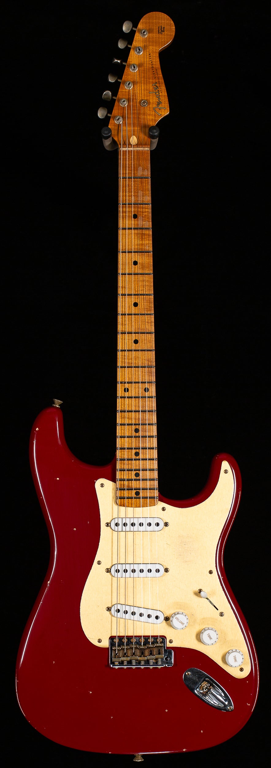 Fender Custom Shop LTD 1954 Roasted Stratocaster Journeyman Relic Cimarron Red (161)