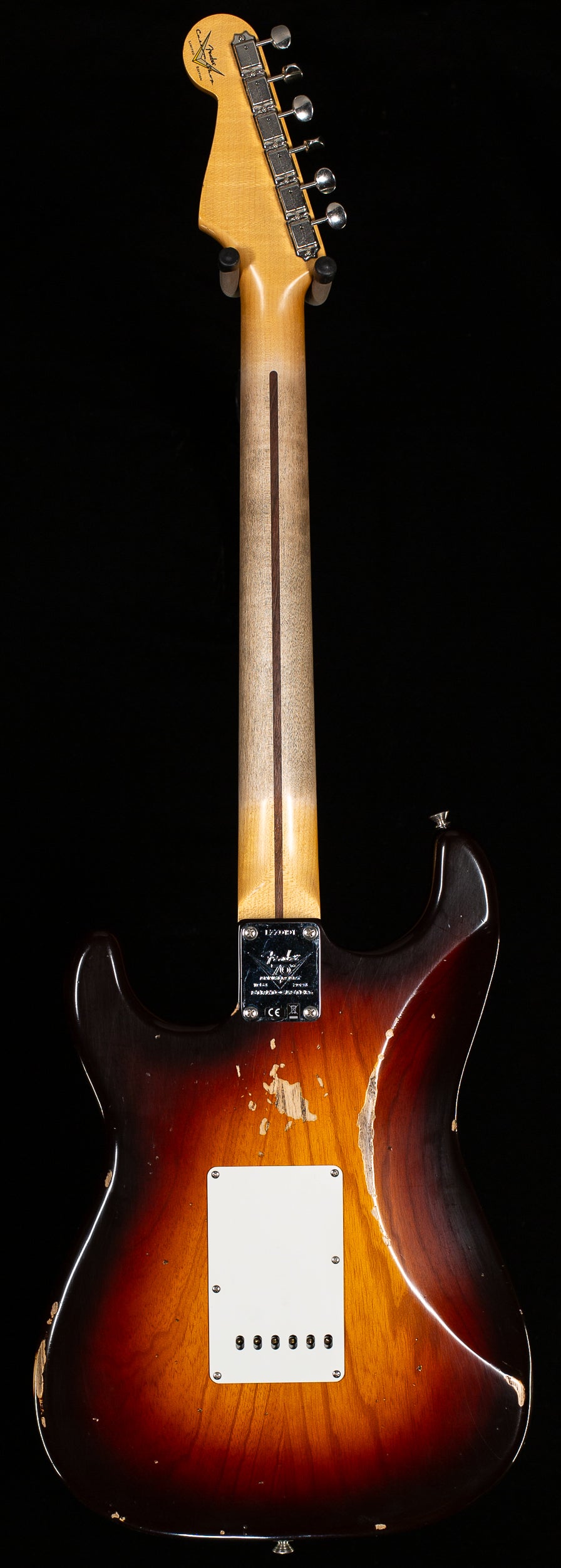 Fender Custom Shop Limited Edition 70th Anniversary Fat '54 Strat Relic/Closet Classic Hardware Chocolate 2-Color Sunburst (191)
