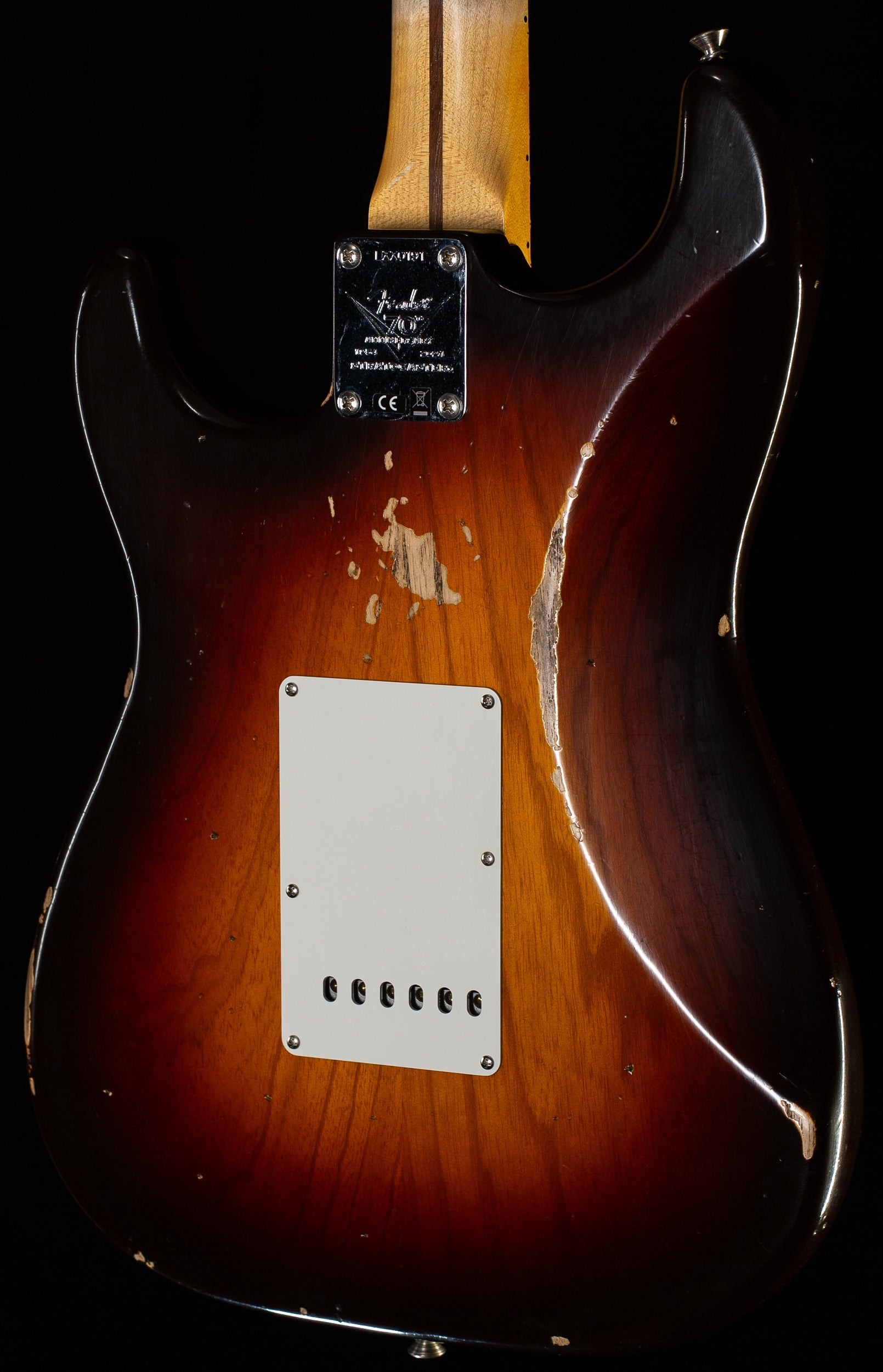 Fender Custom Shop Limited Edition 70th Anniversary Fat '54 Strat Relic/Closet Classic Hardware Chocolate 2-Color Sunburst (191)