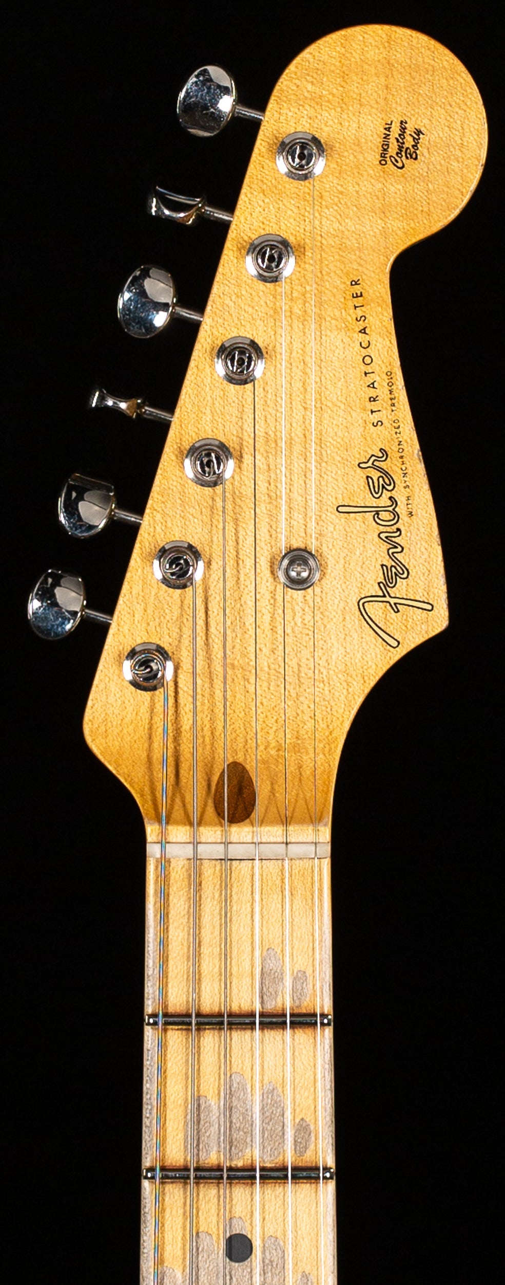 Fender Custom Shop Limited Edition 70th Anniversary Fat '54 Strat Relic/Closet Classic Hardware Chocolate 2-Color Sunburst (191)