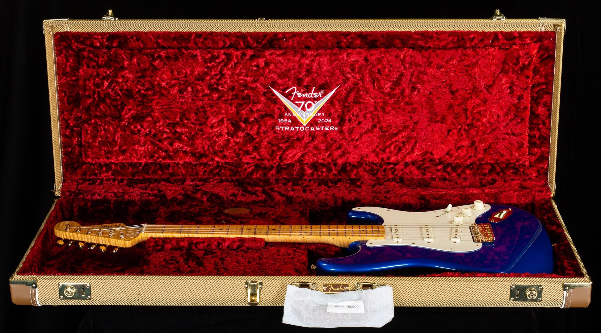 Fender Custom Shop LTD 70th Anniversary NOS Aged Bright Sapphire Metallic (270)