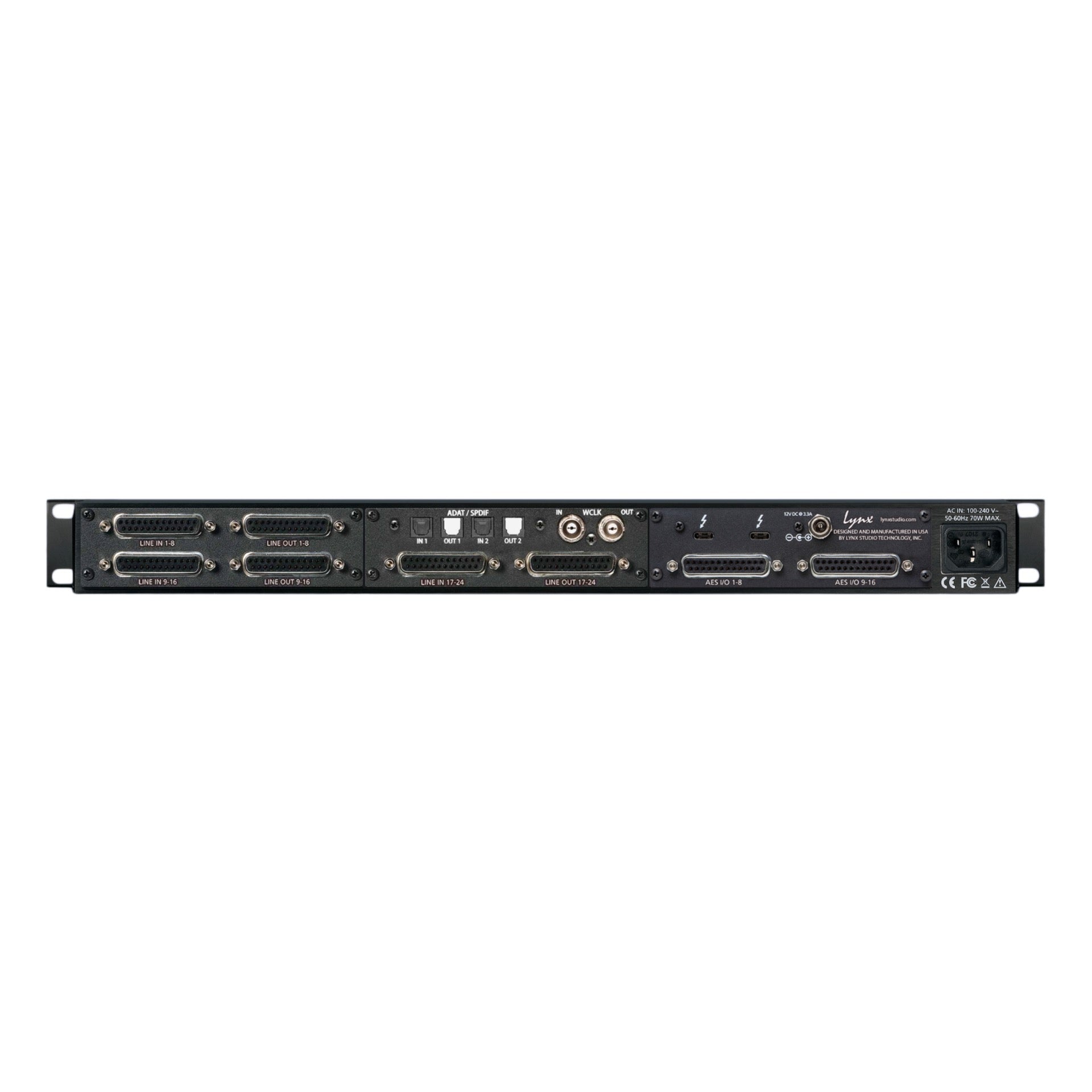 Lynx Studio Technology Aurora (n) 24 Thunderbolt 3 AD/DA Converter w/ AES + ADAT