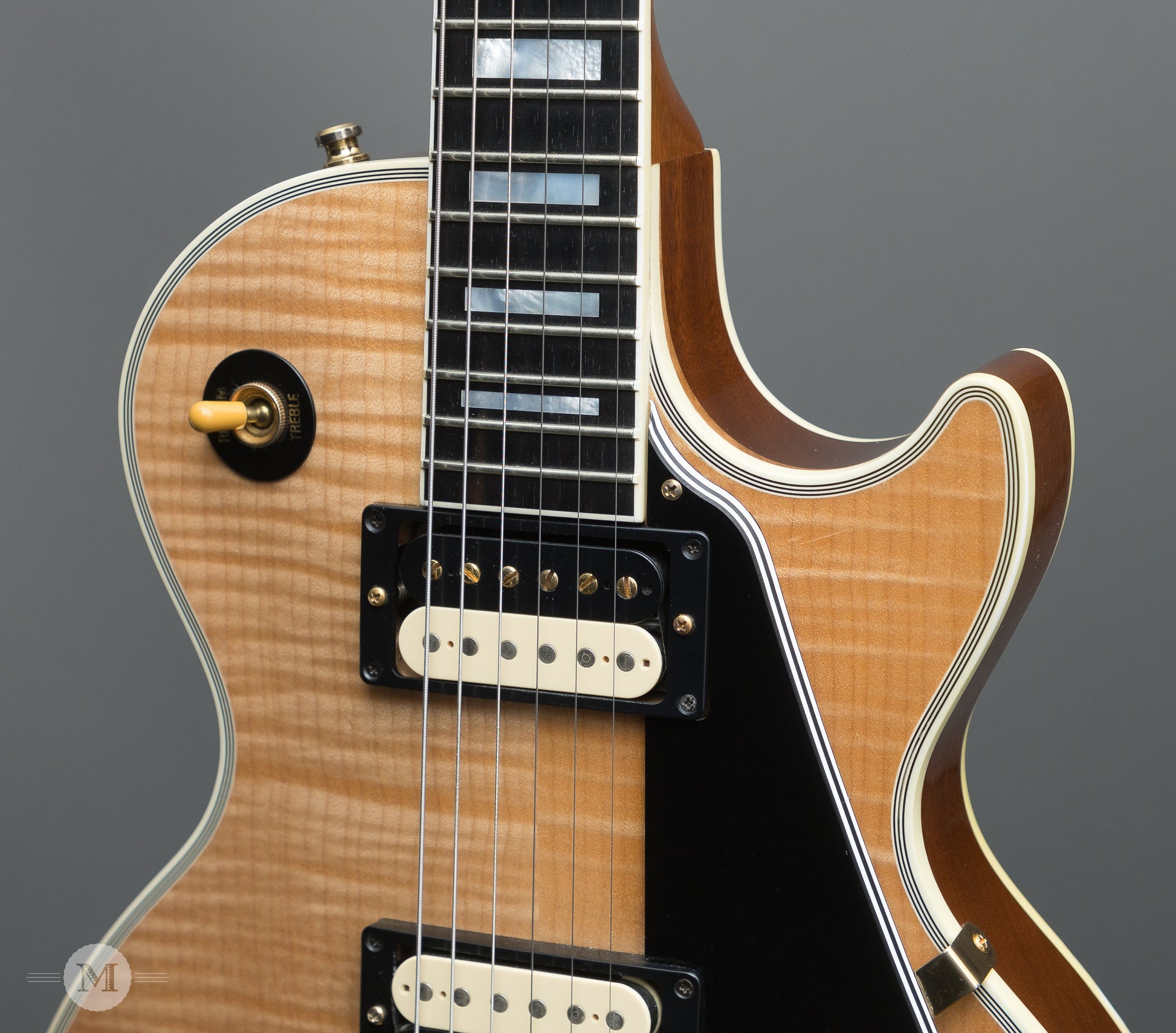 Gibson Electric Guitars - 2007 Custom Shop 1968 Reissue Les Paul Custom Flame Maple Top - Used