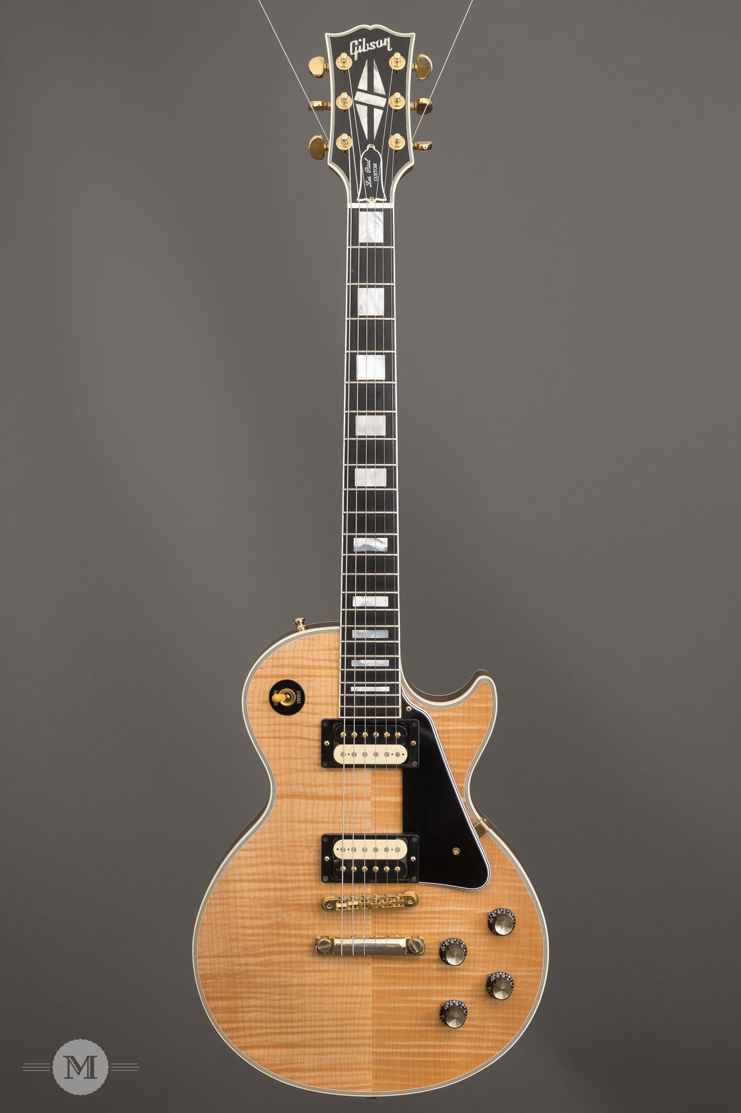 Gibson Electric Guitars - 2007 Custom Shop 1968 Reissue Les Paul Custom Flame Maple Top - Used