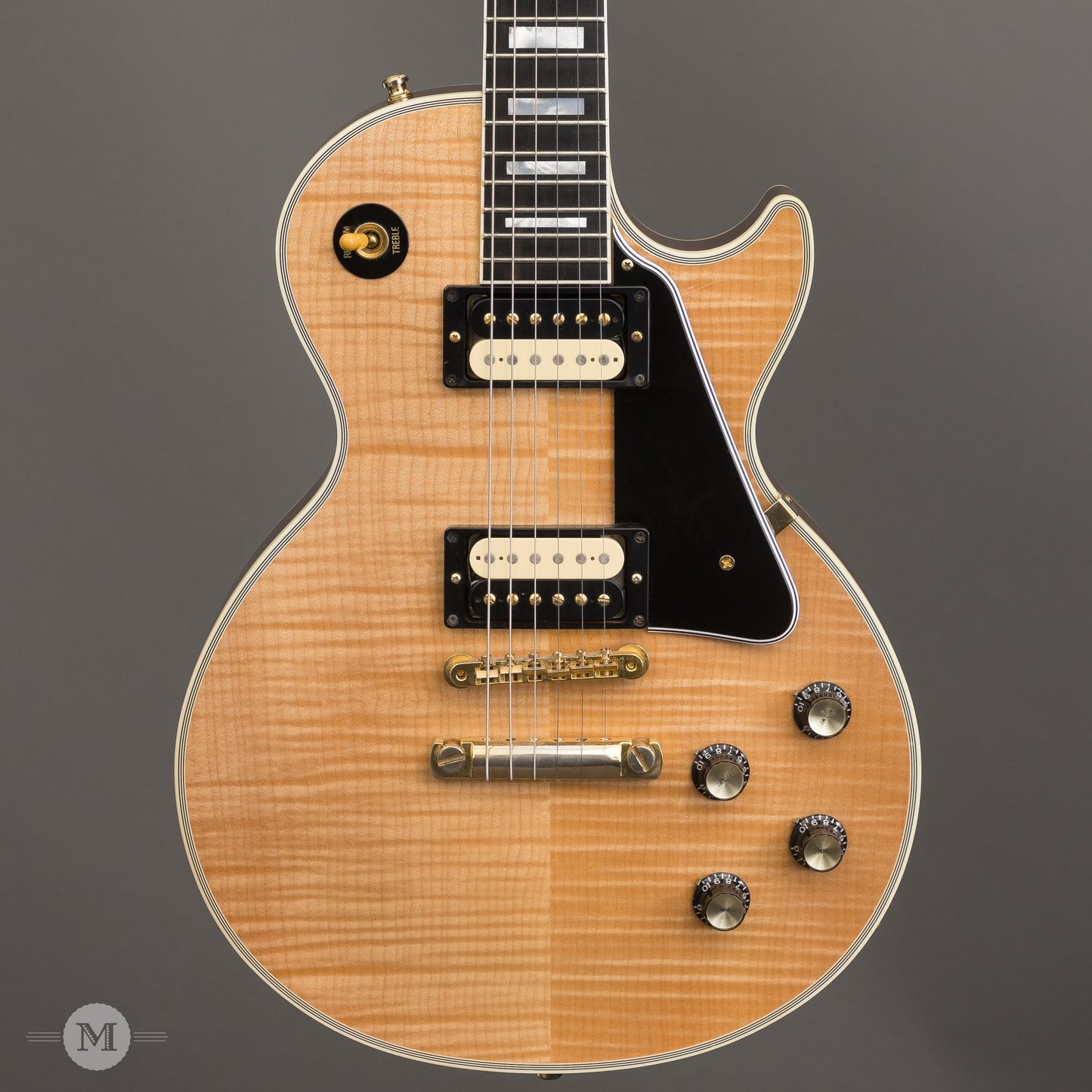 Gibson Electric Guitars - 2007 Custom Shop 1968 Reissue Les Paul Custom Flame Maple Top - Used
