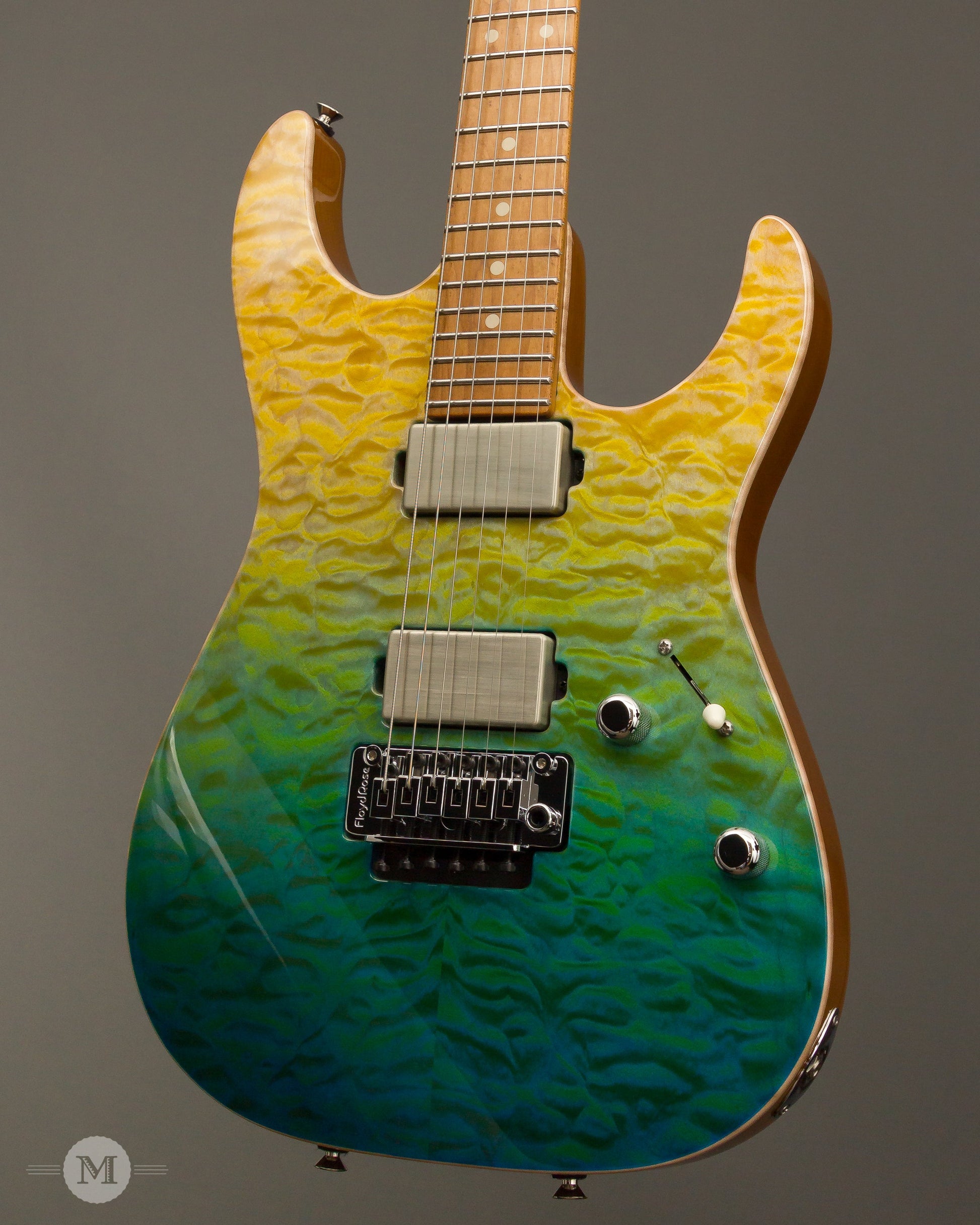 Tom Anderson Guitars - Li'l Angel Maui Kazowie Sun Surf with Binding