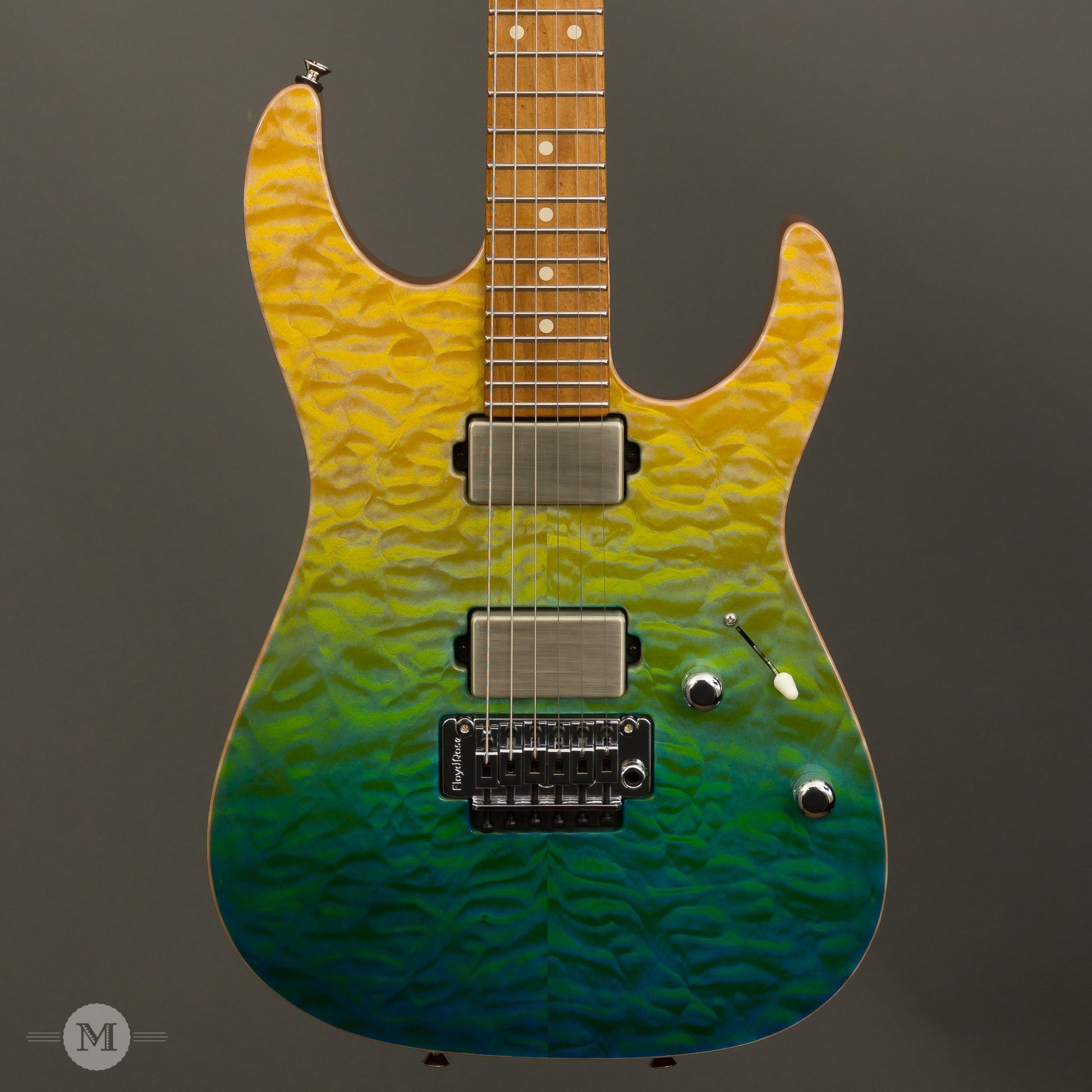Tom Anderson Guitars - Li'l Angel Maui Kazowie Sun Surf with Binding