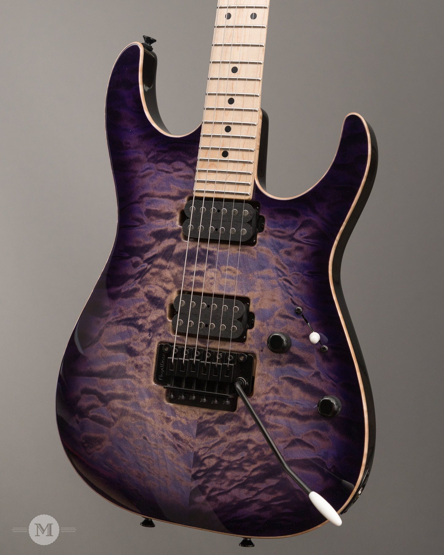 Tom Anderson Guitars - Li'l Angel - Purple Burst with Binding