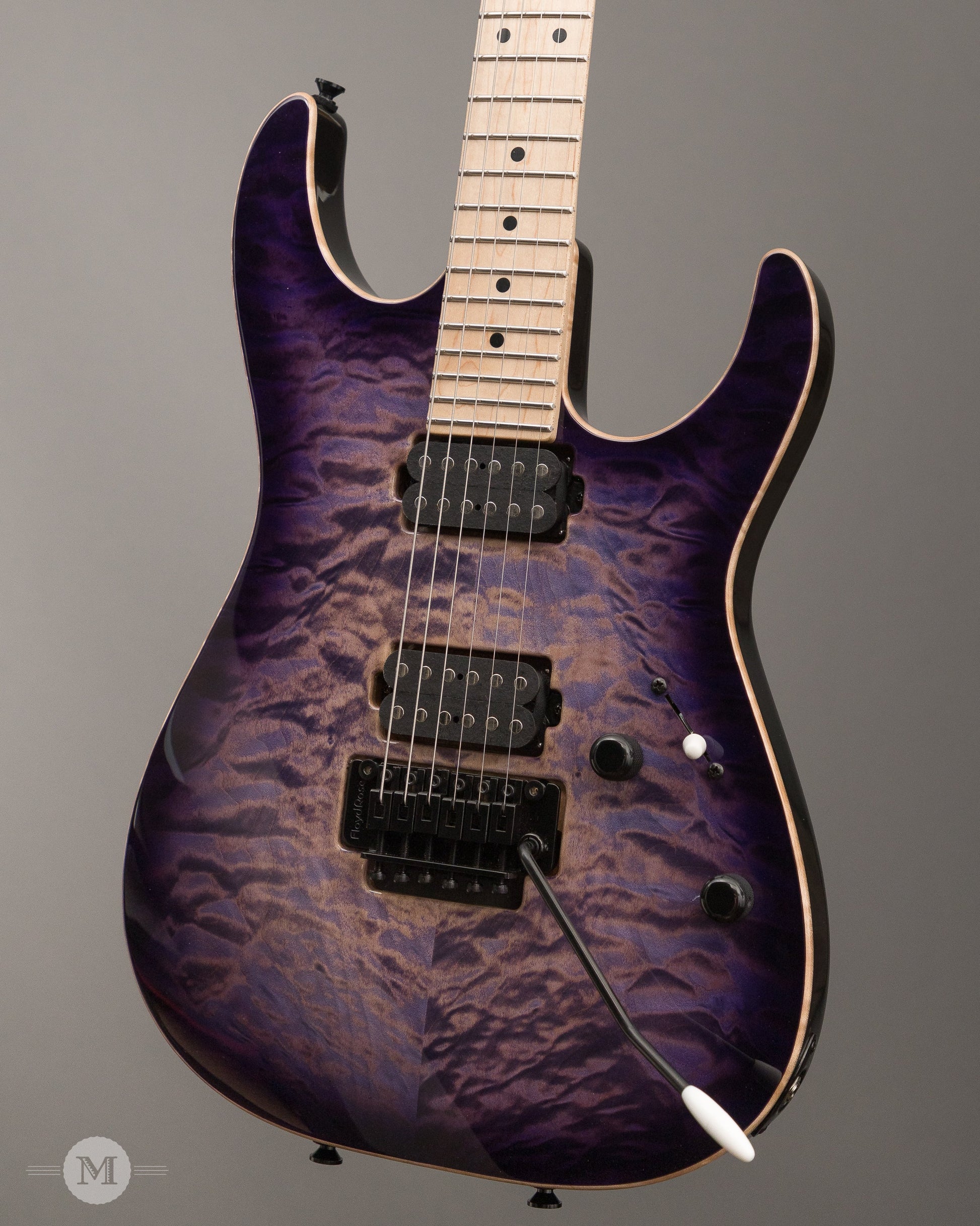 Tom Anderson Guitars - Li'l Angel - Purple Burst with Binding