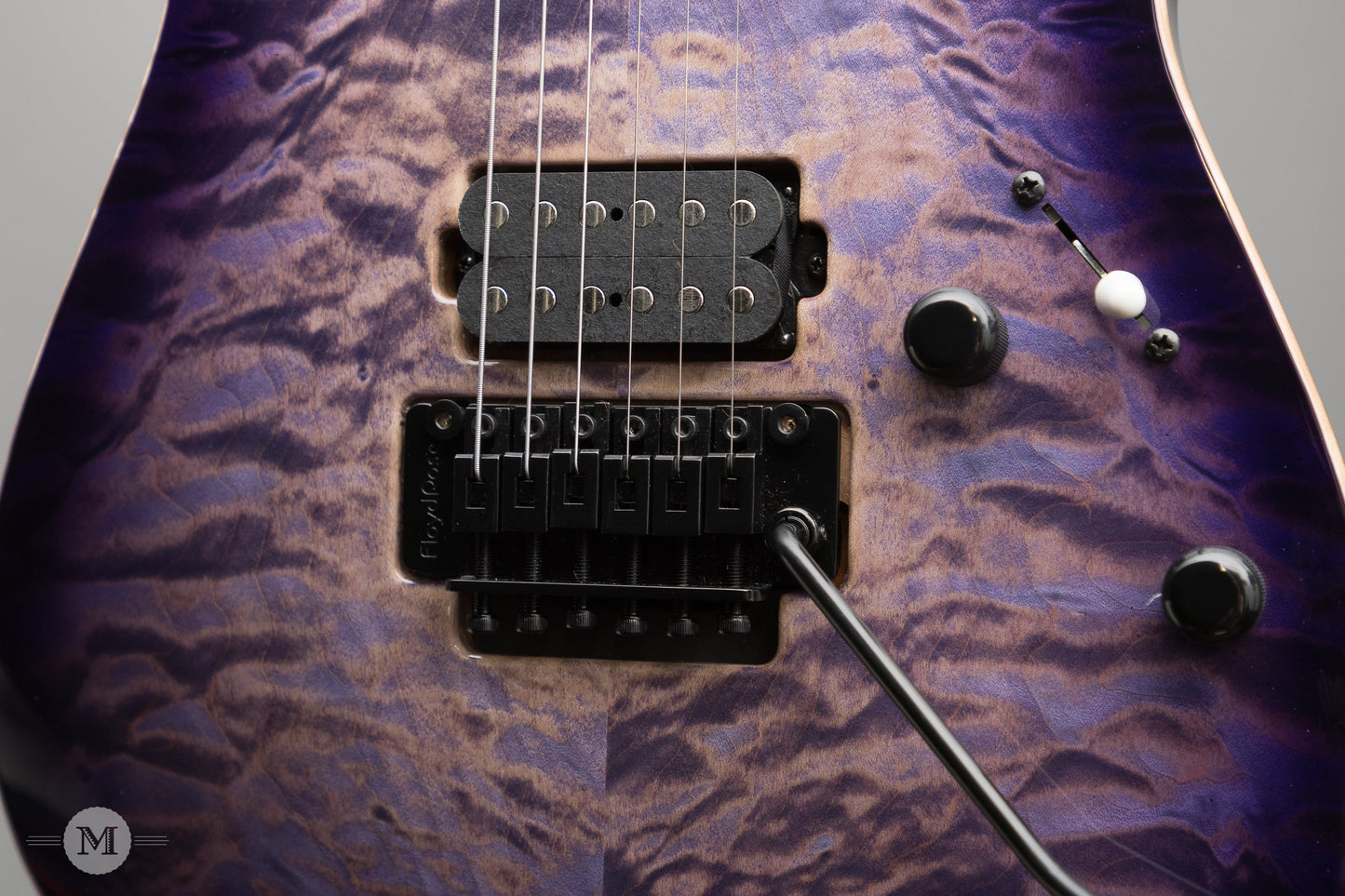 Tom Anderson Guitars - Li'l Angel - Purple Burst with Binding