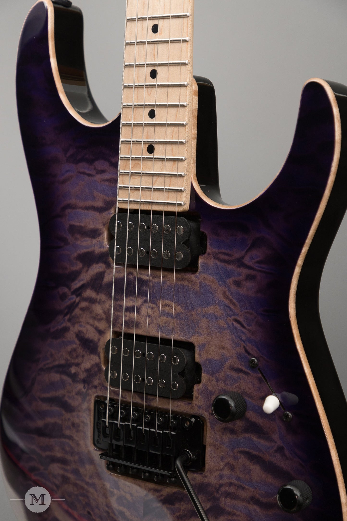 Tom Anderson Guitars - Li'l Angel - Purple Burst with Binding