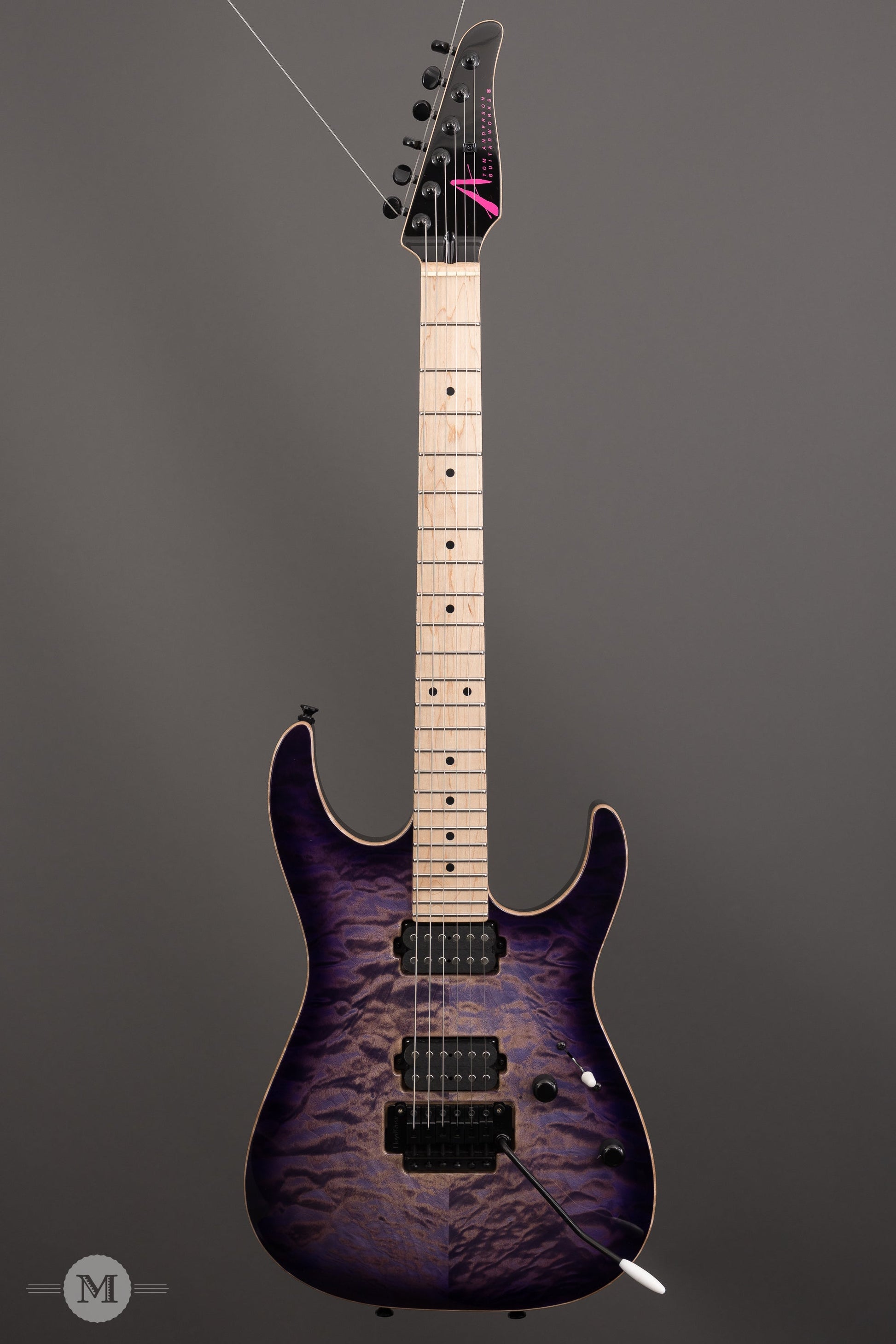 Tom Anderson Guitars - Li'l Angel - Purple Burst with Binding