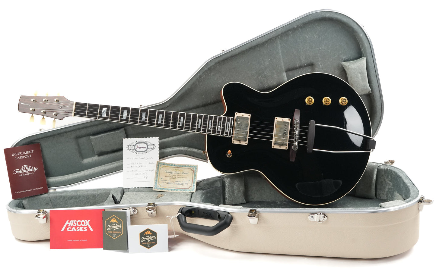 Lukas Schmidt 15 3/8 Archtop British Racing Green