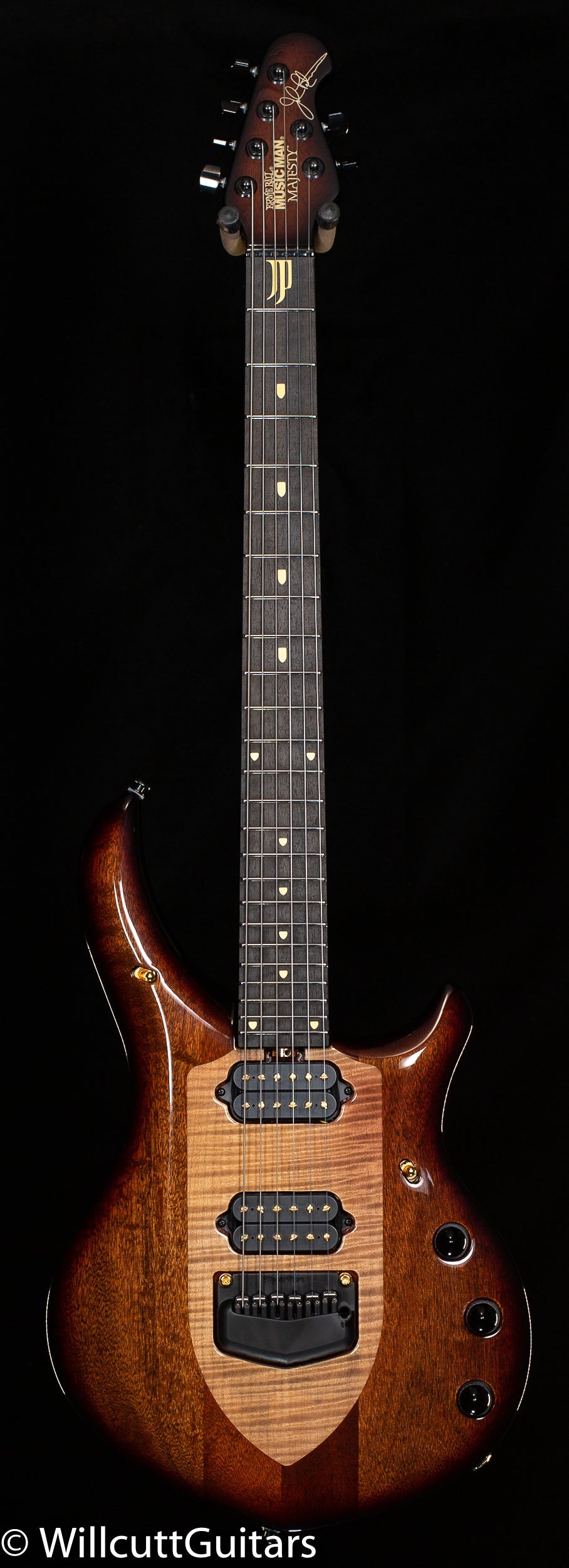 Ernie Ball Music Man Majesty 6 20th Anniversary Honey Butter Burst (144)