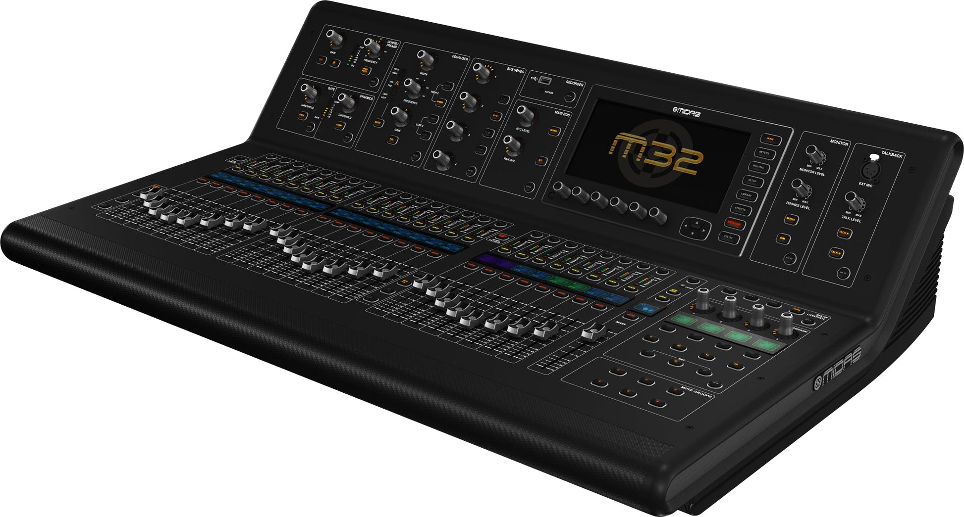 Midas M32 40 Ch Digital Mixing Console Bundle with DL32 Stage Box