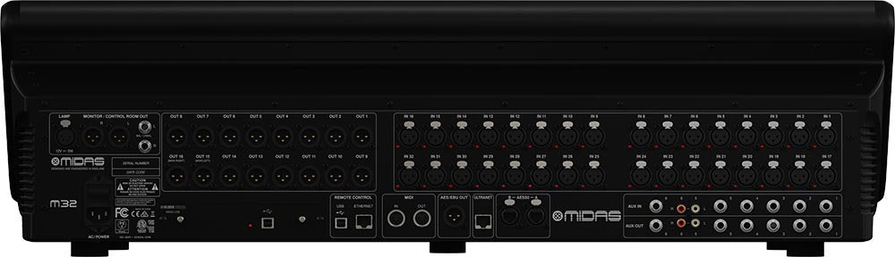 Midas M32 40 Ch Digital Mixing Console Bundle with DL32 Stage Box