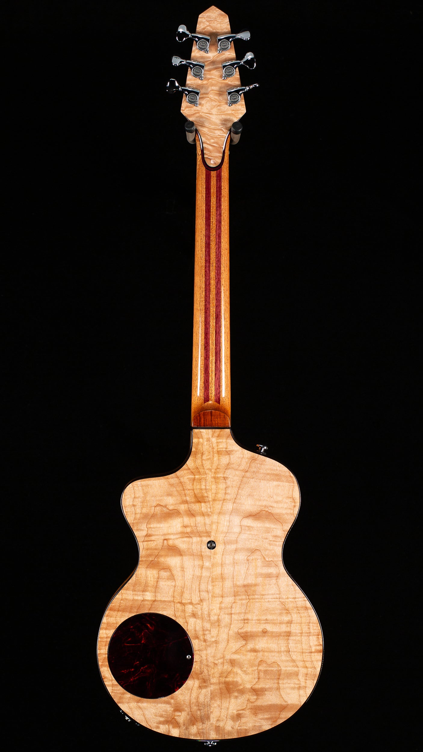 Rick Turner Model 1 Deluxe Featherweight "Legacy One" Natural Quilt (113)