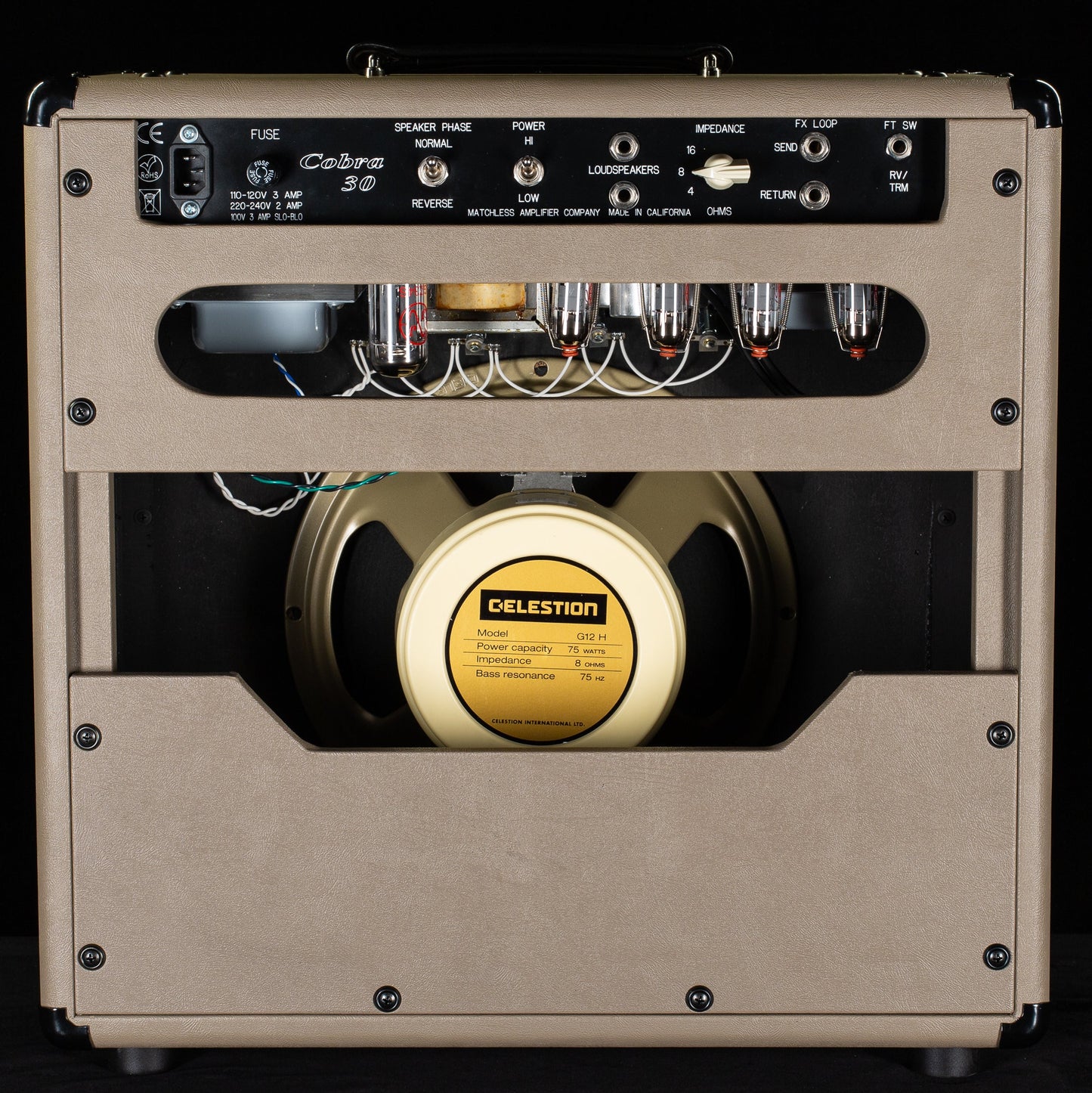 Matchless Cobra 30 112 Combo Cappuccino/Silver Piping (039)