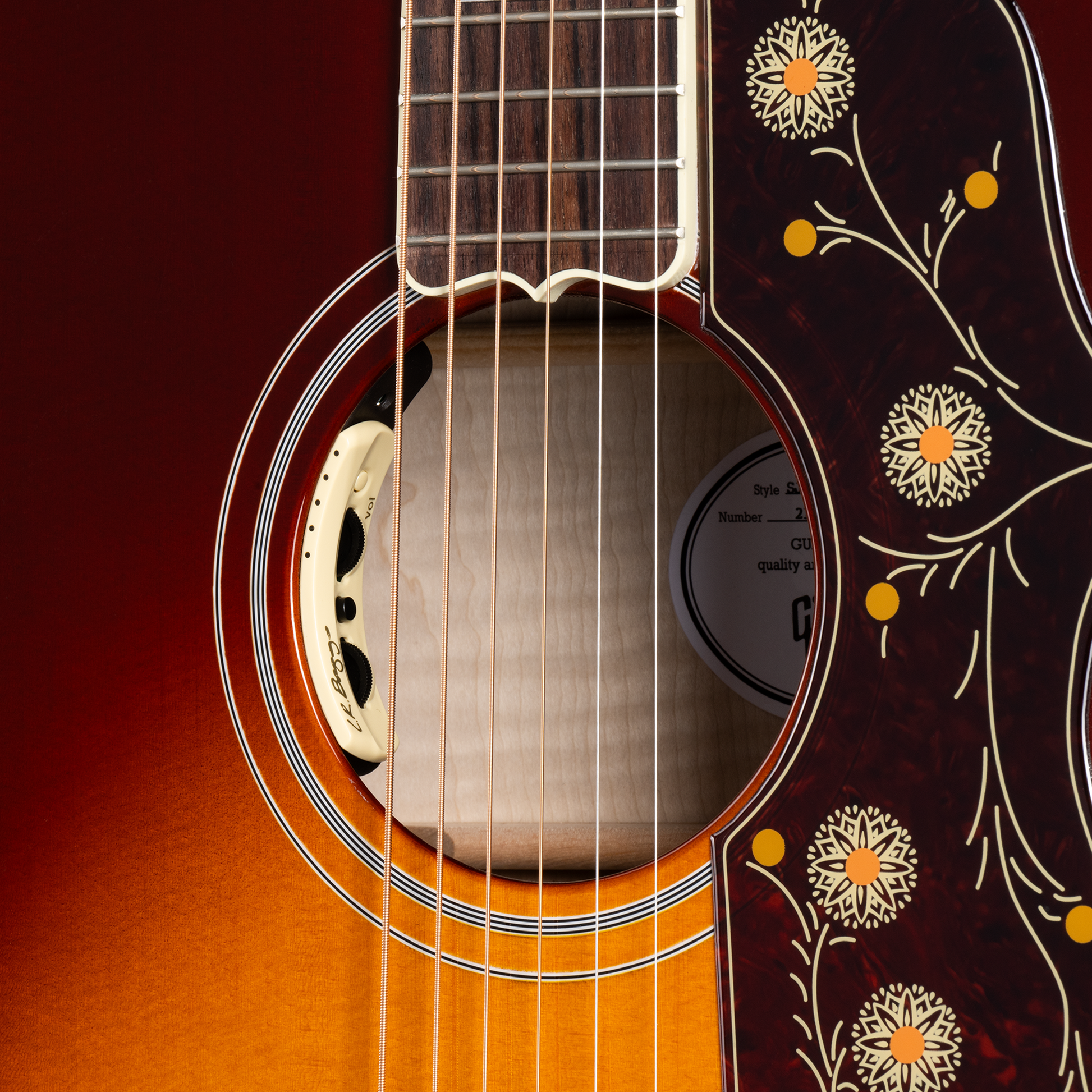 Gibson SJ-200 Standard, Left-Handed, Autumnburst