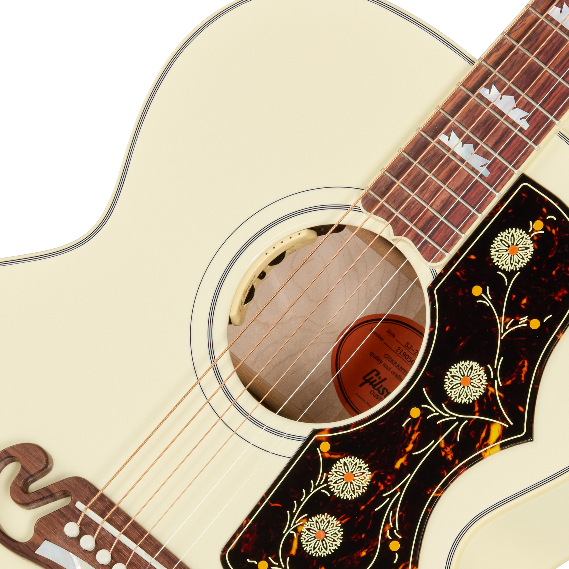Gibson SJ-200 Standard, Left-Handed, Classic White