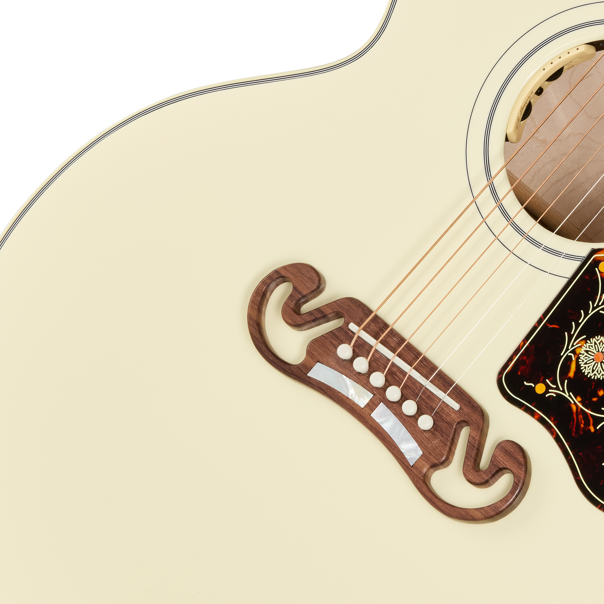 Gibson SJ-200 Standard, Left-Handed, Classic White