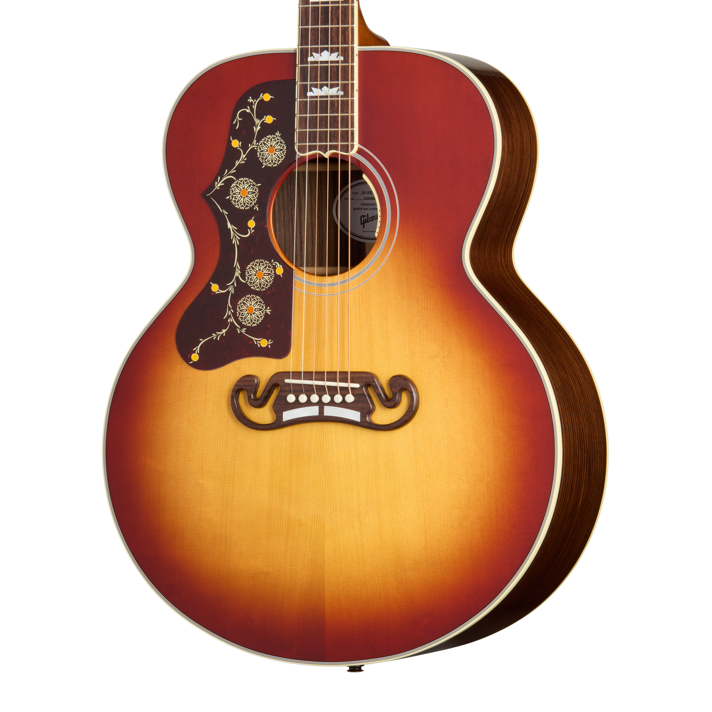 Gibson SJ-200 Standard Rosewood, Left-Handed, Rosewood Burst