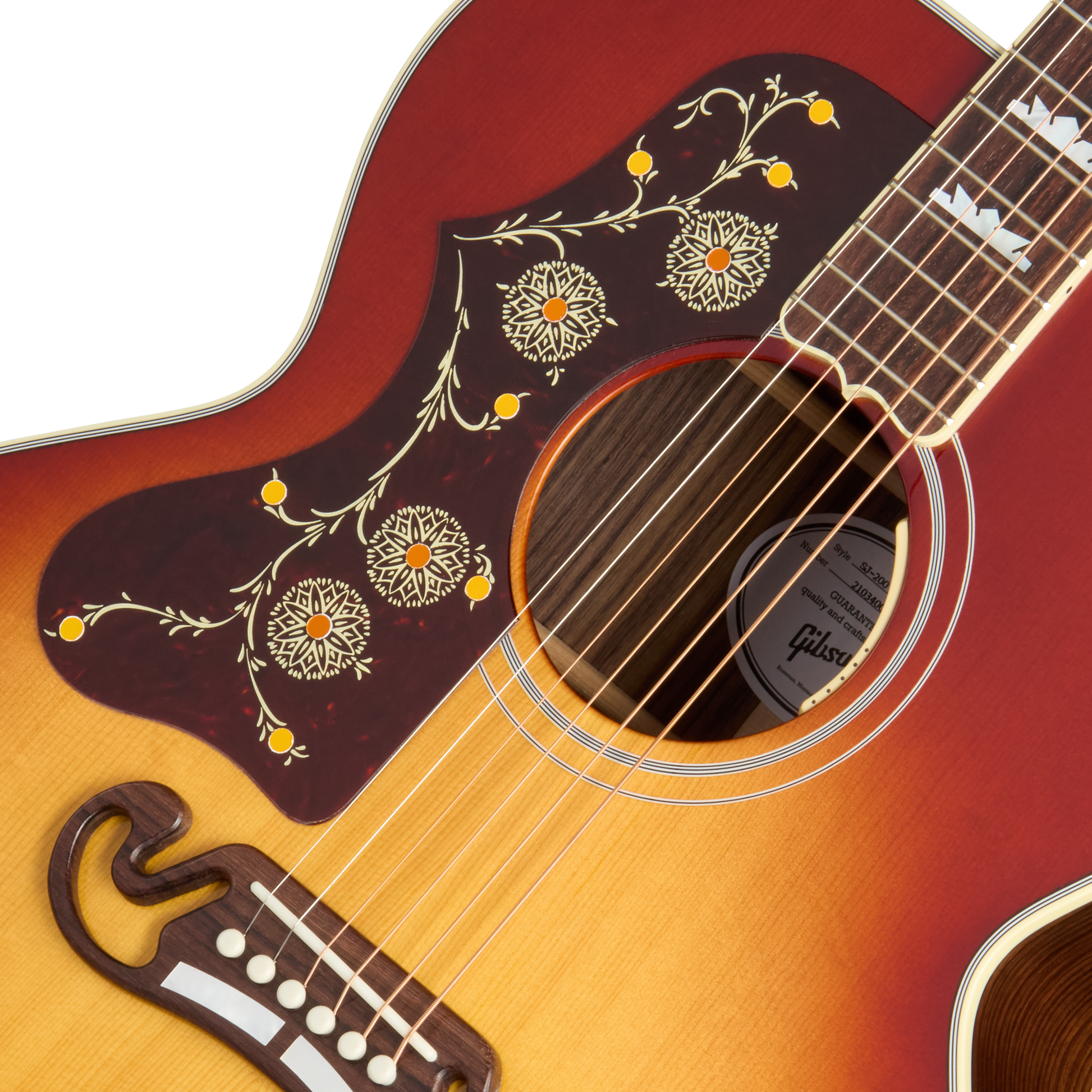 Gibson SJ-200 Standard Rosewood, Left-Handed, Rosewood Burst
