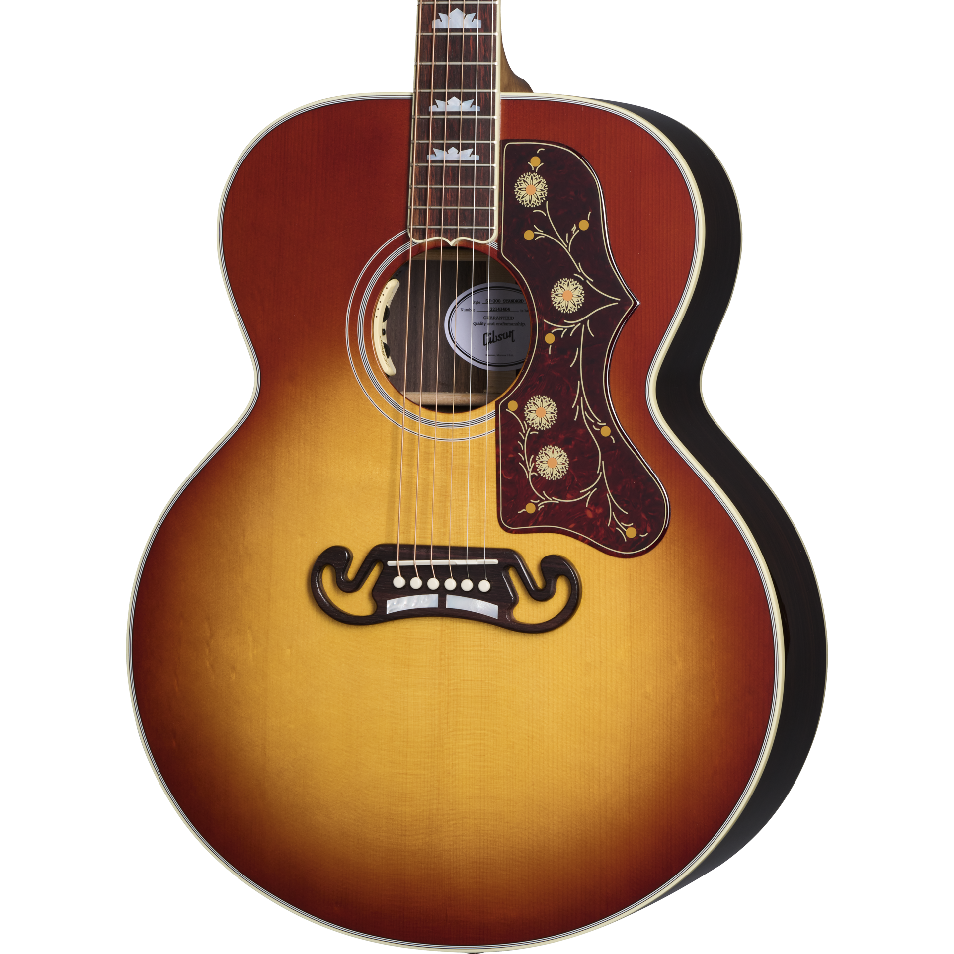 Gibson SJ-200 Standard Rosewood Acoustic Electric Guitar - Rosewood Burst