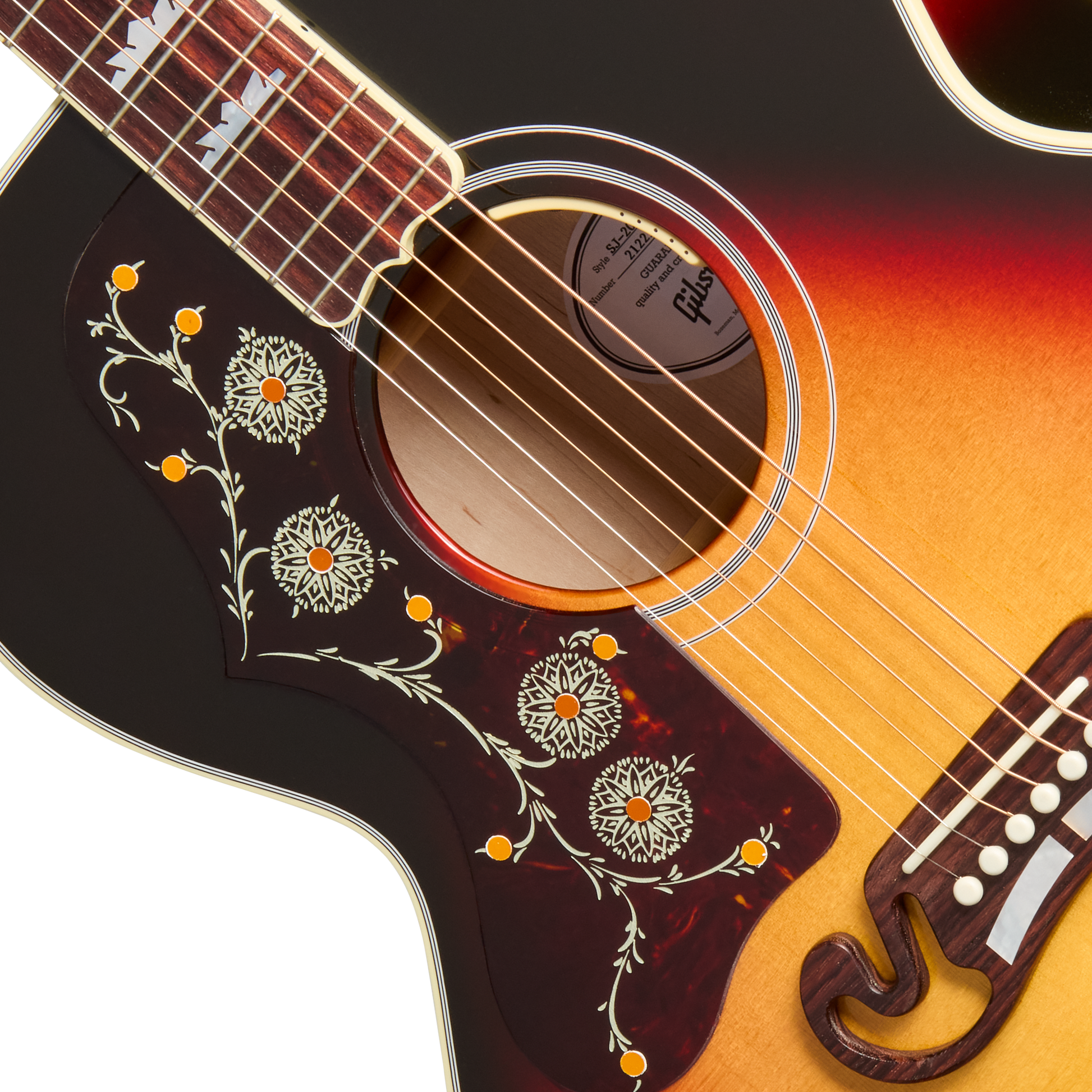 Gibson SJ-200 Standard, Left-Handed, Tri Burst