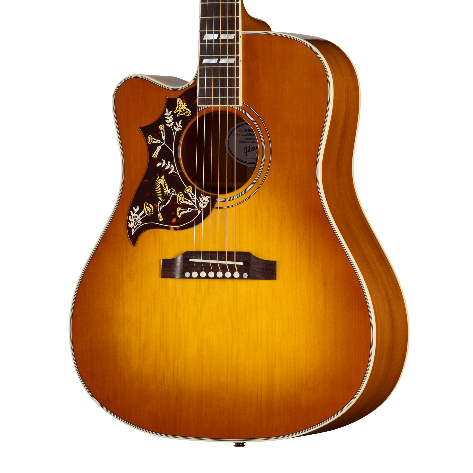 Gibson Hummingbird Standard EC, Left-Handed, Heritage Cherry Sunburst