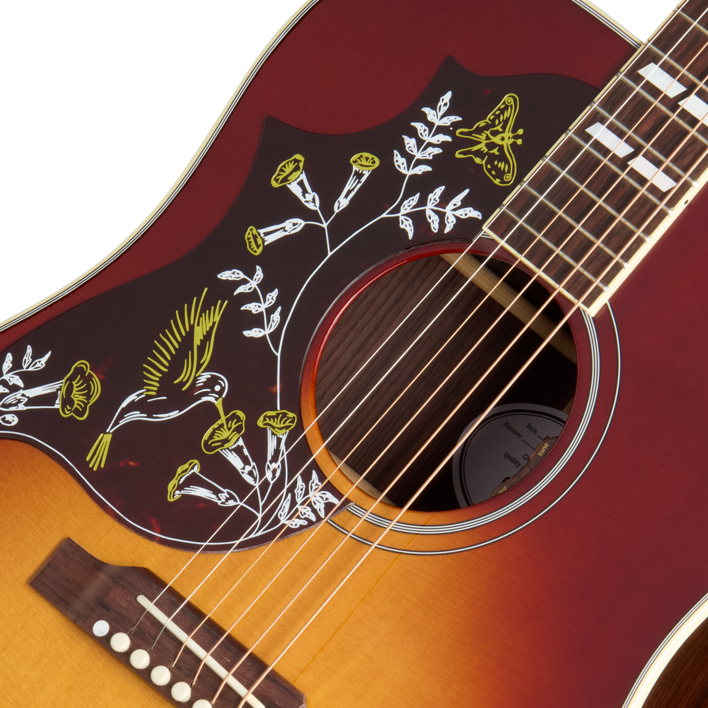 Gibson Hummingbird Standard Rosewood, Left-Handed, Rosewood Burst