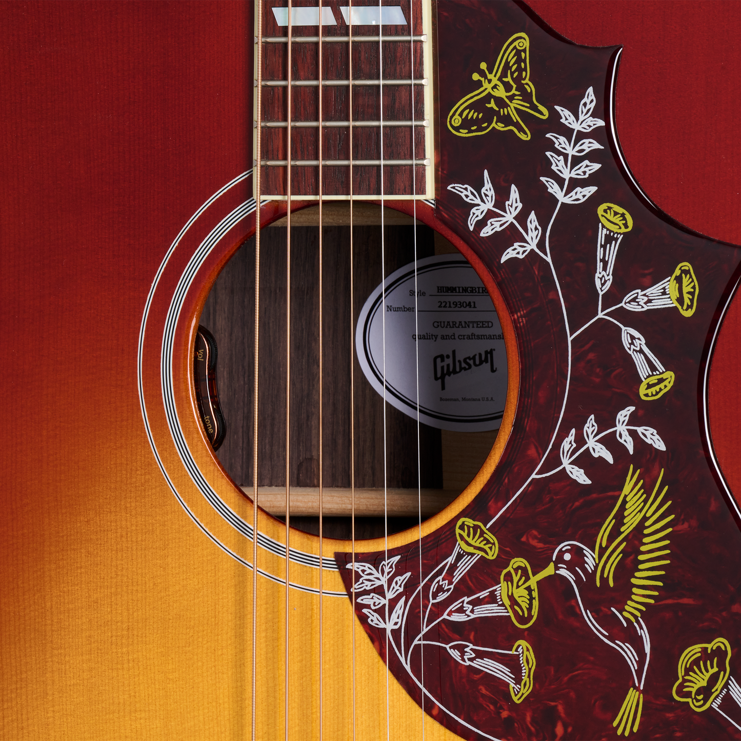Gibson Hummingbird Standard Rosewood, Rosewood Burst