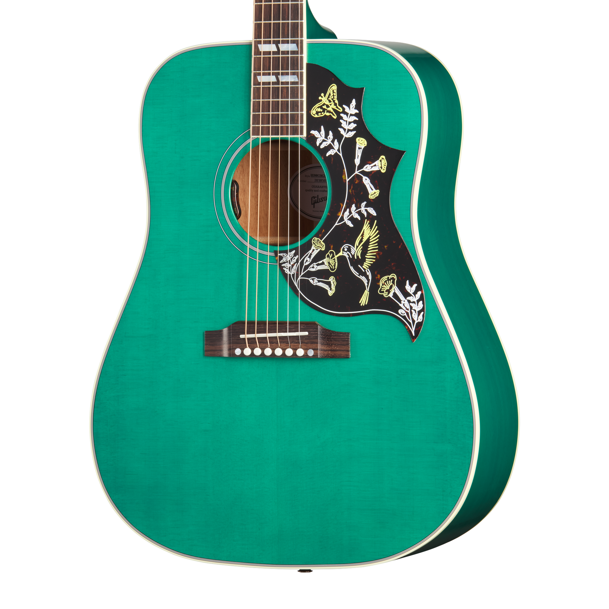 Gibson Hummingbird Standard, Translucent Teal